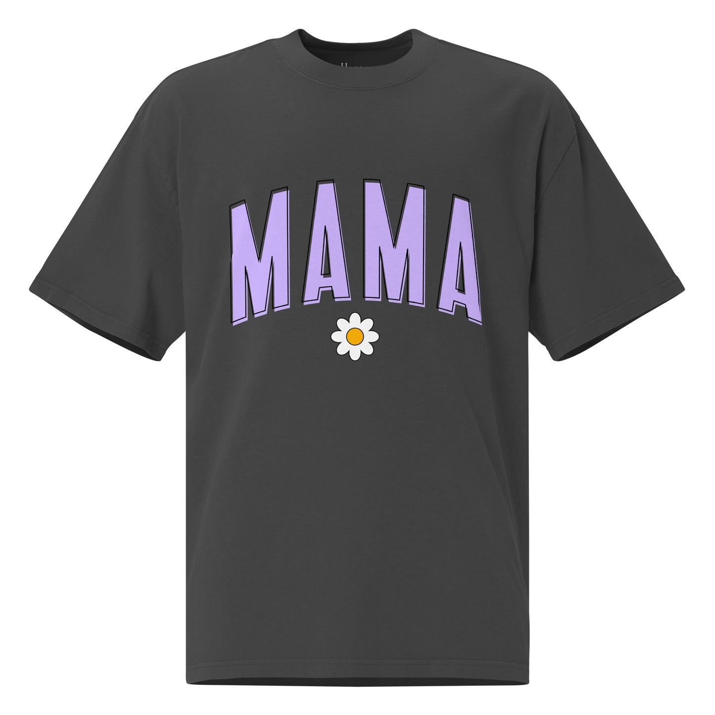 Oversized Mama T-shirt - Purple