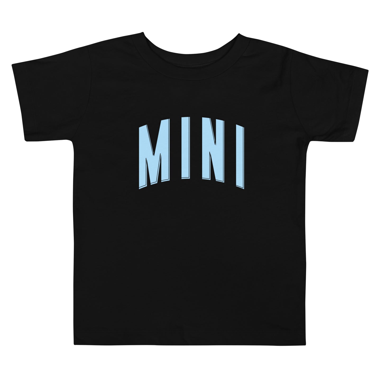 Mini Daisy - Toddler Short Sleeve Tee (Blue Letters)
