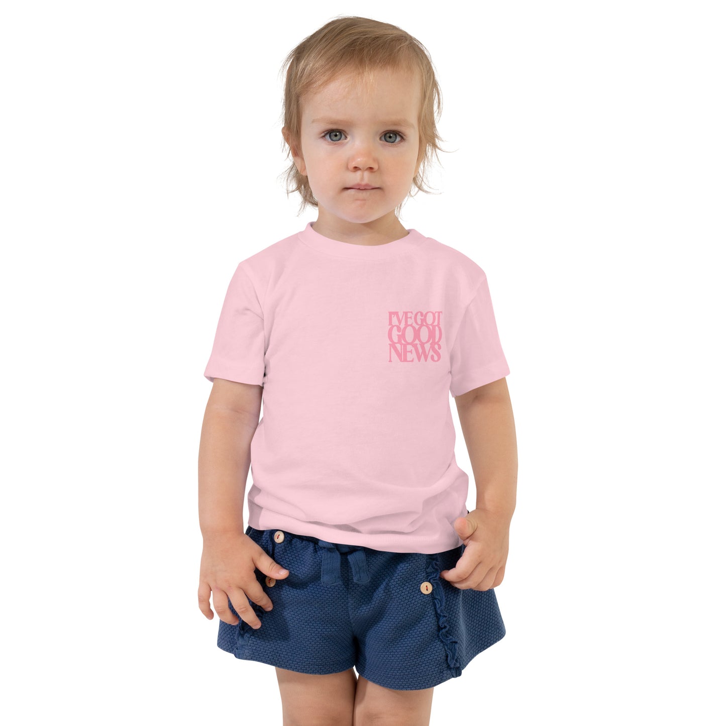 Good News JLY (Pink) - Toddler Short Sleeve Tee