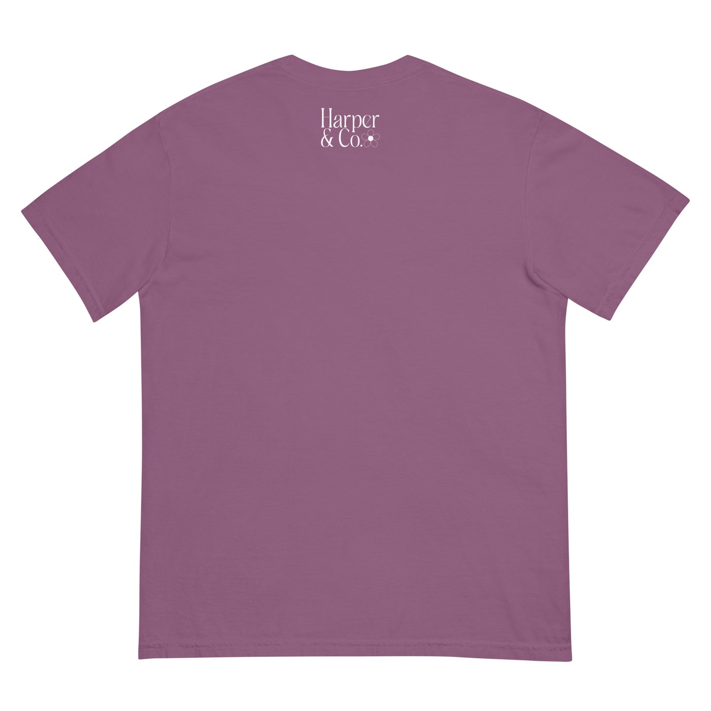 Mama Daisy Heavyweight t-shirt - Pink Letters