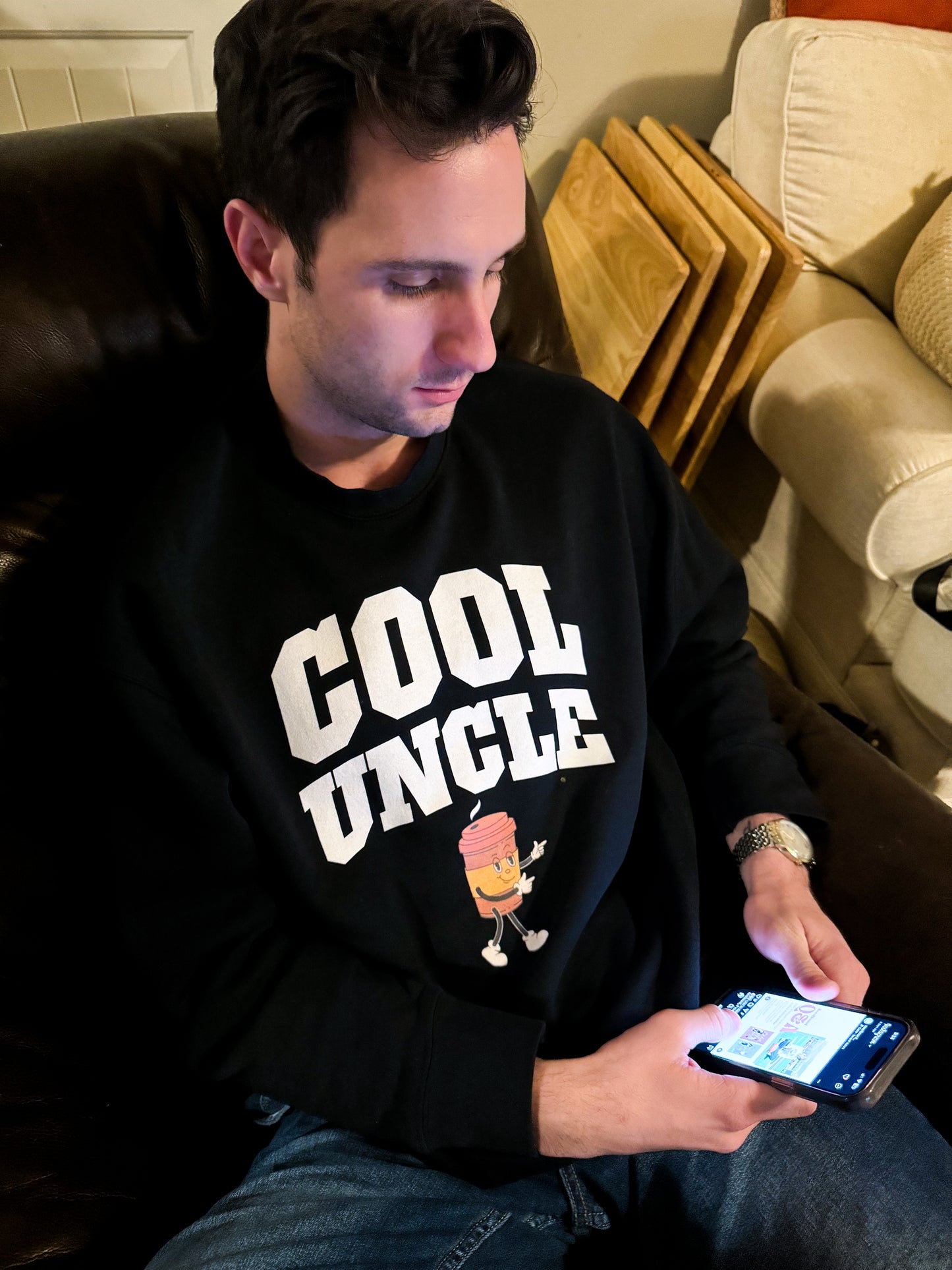 Cool Uncle - Premium Sweatshirt