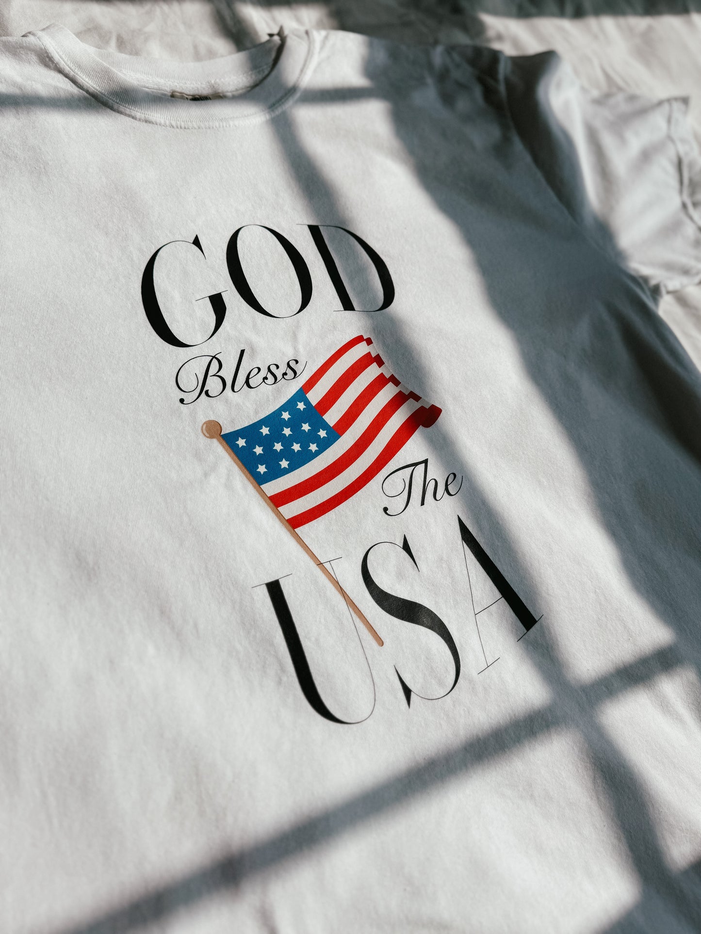 God Bless The USA - Heavyweight T-shirt