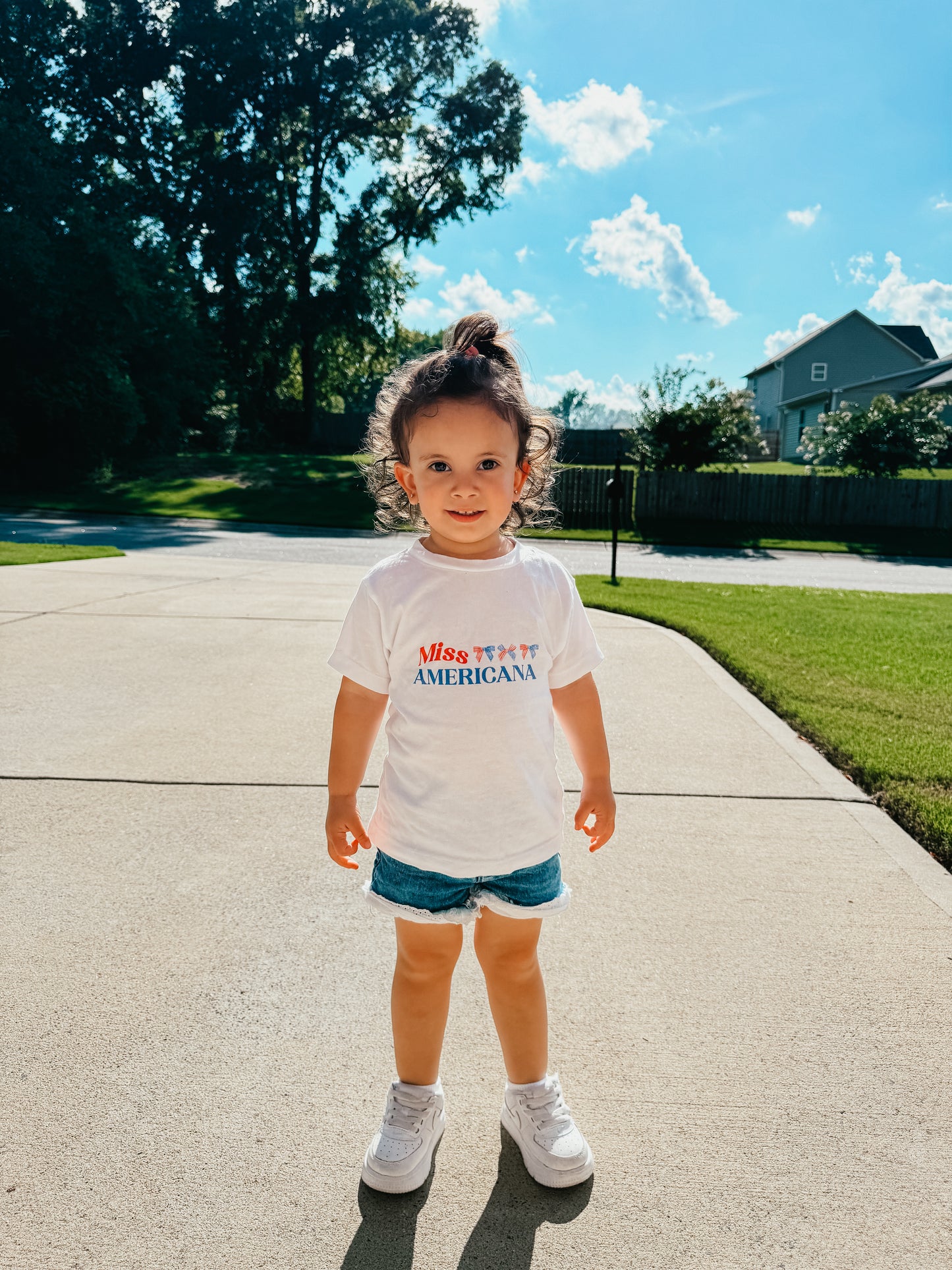 Ms. Americana - Toddler Short Sleeve Tee