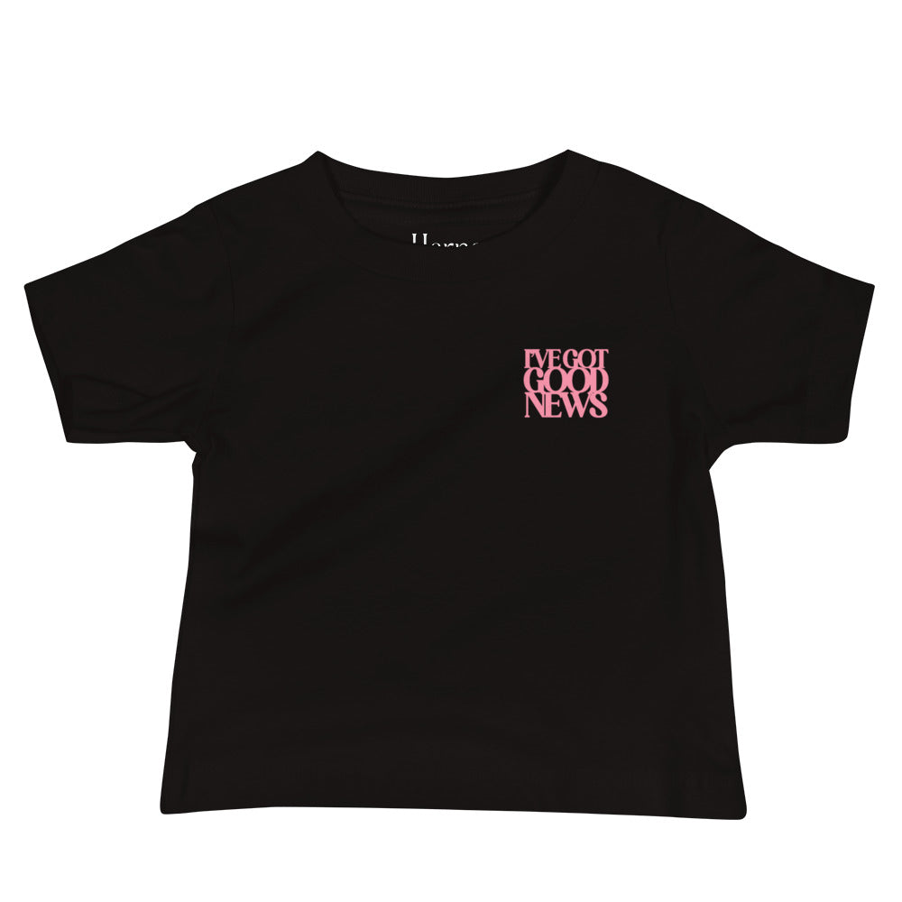 Good News JLY (Pink) - Baby Jersey Short Sleeve Tee