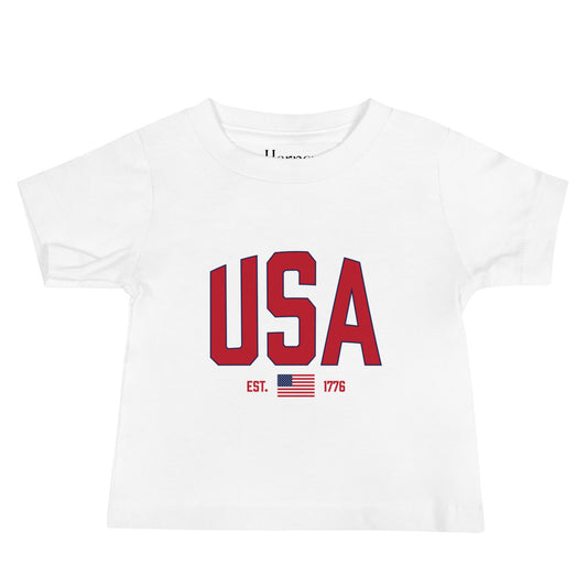 USA Est. 1776 (Blue) - Baby Jersey Short Sleeve Tee