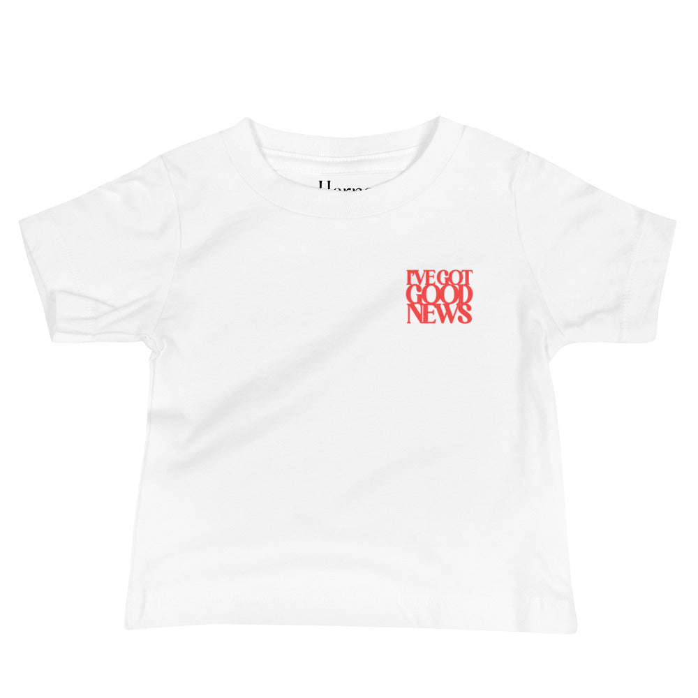 Good News JLY (Red Letters) - Baby Jersey Short Sleeve Tee