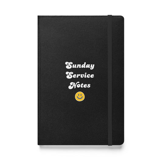 Smiley Sunday Service Notes - Hardcover bound notebook