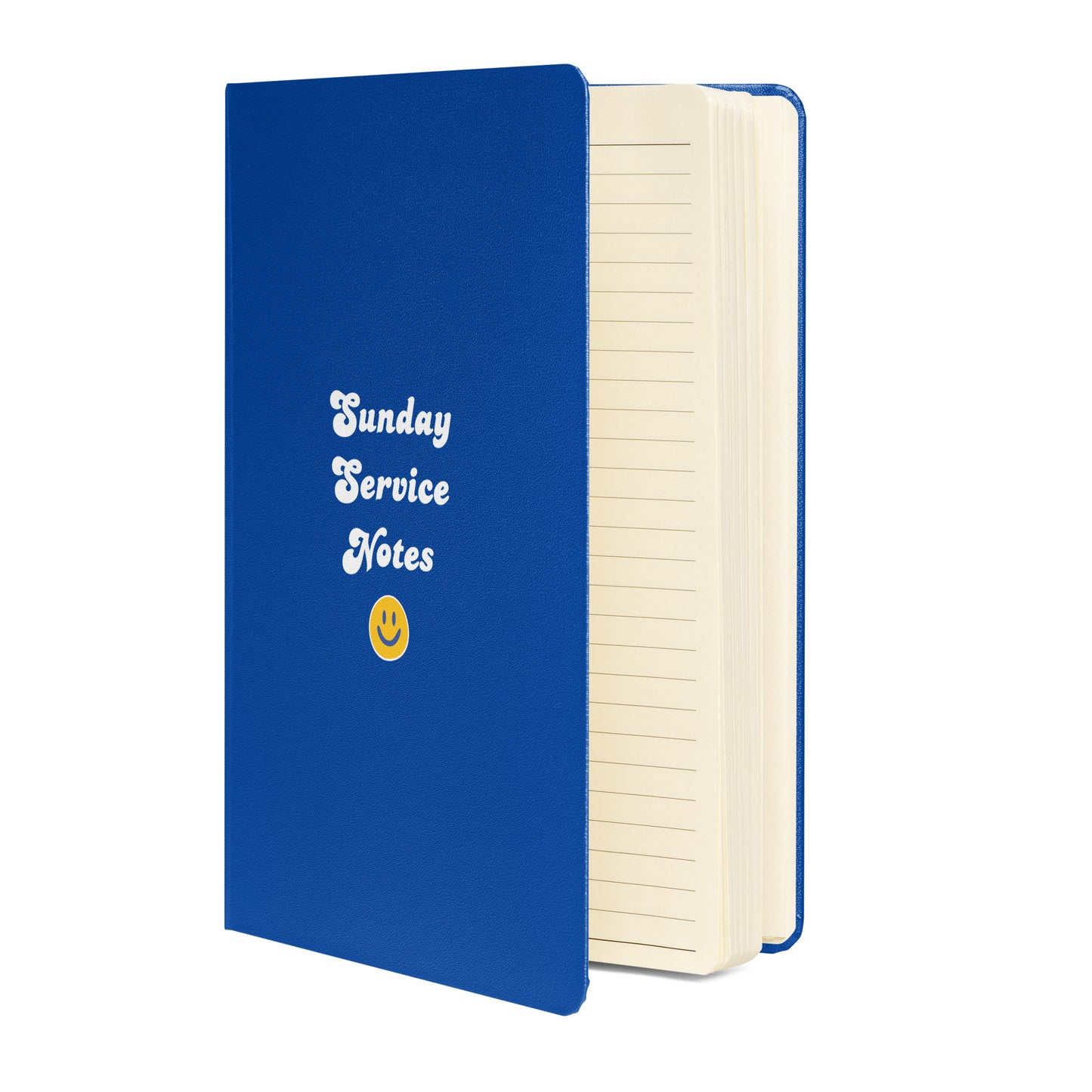 Smiley Sunday Service Notes - Hardcover bound notebook