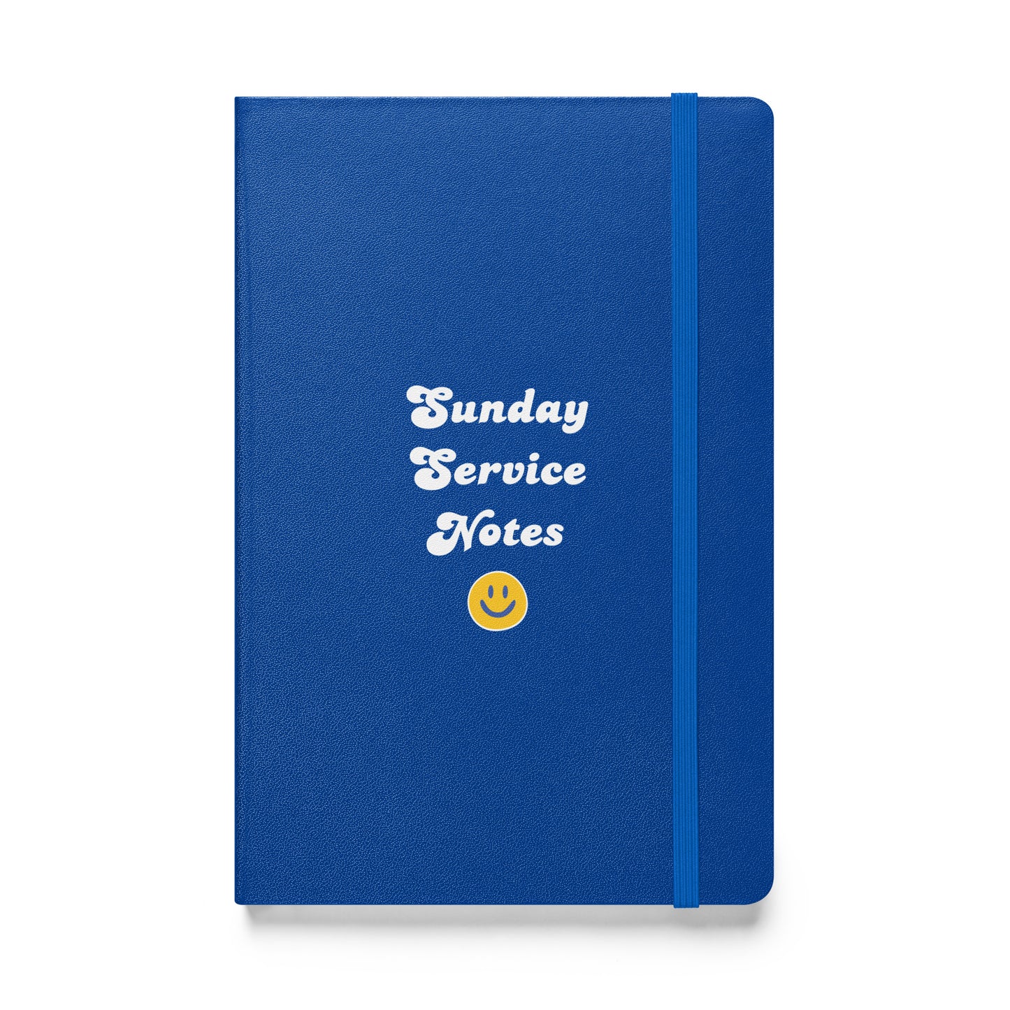 Smiley Sunday Service Notes - Hardcover bound notebook