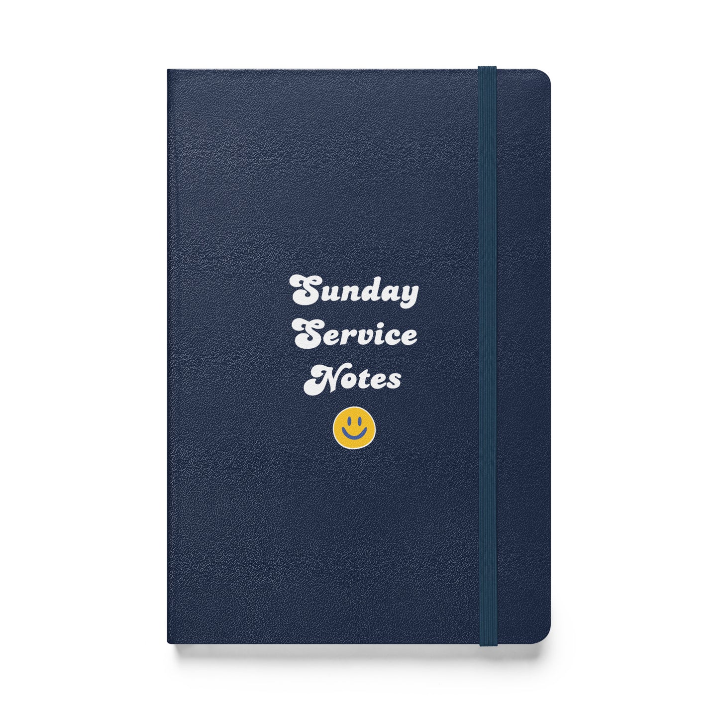 Smiley Sunday Service Notes - Hardcover bound notebook