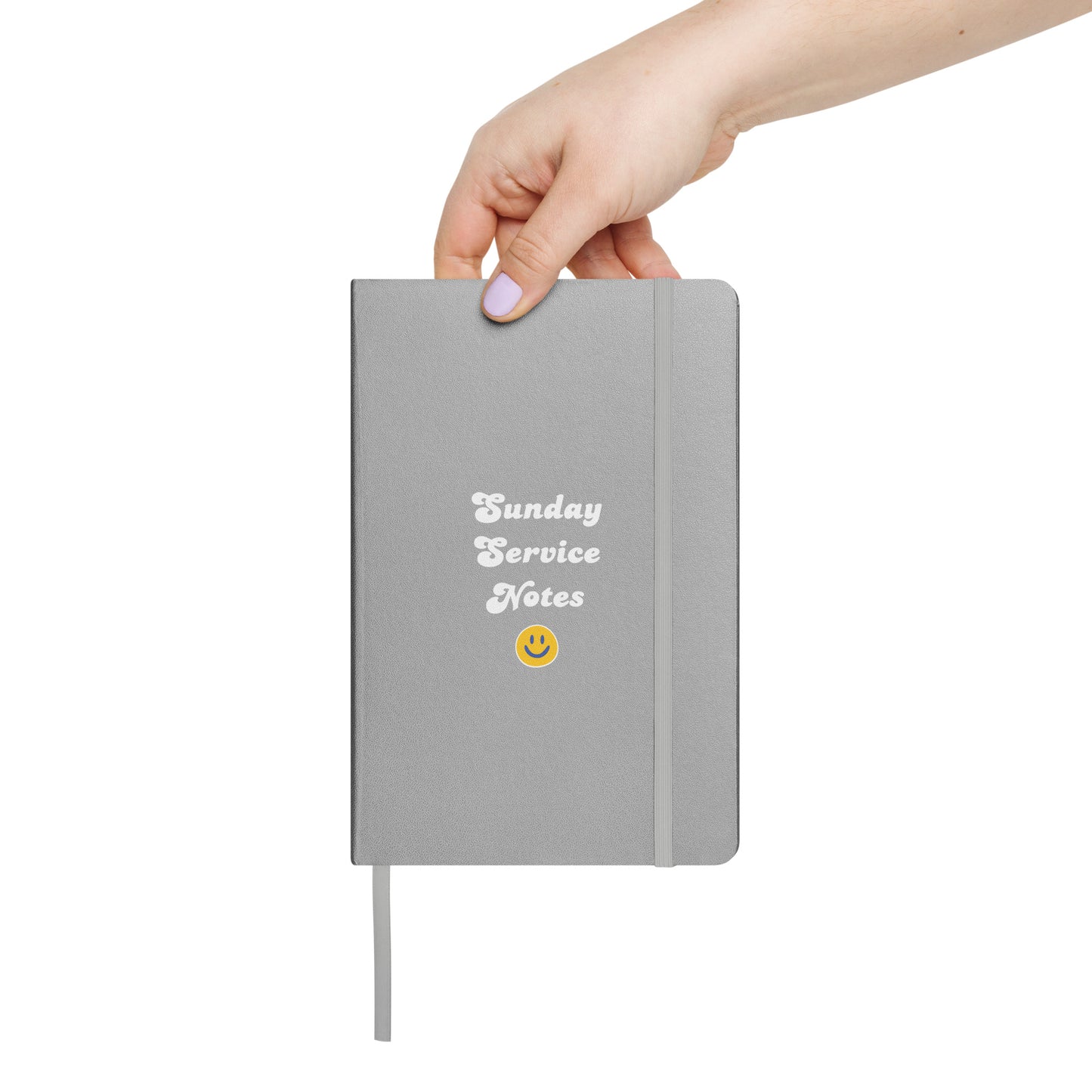 Smiley Sunday Service Notes - Hardcover bound notebook