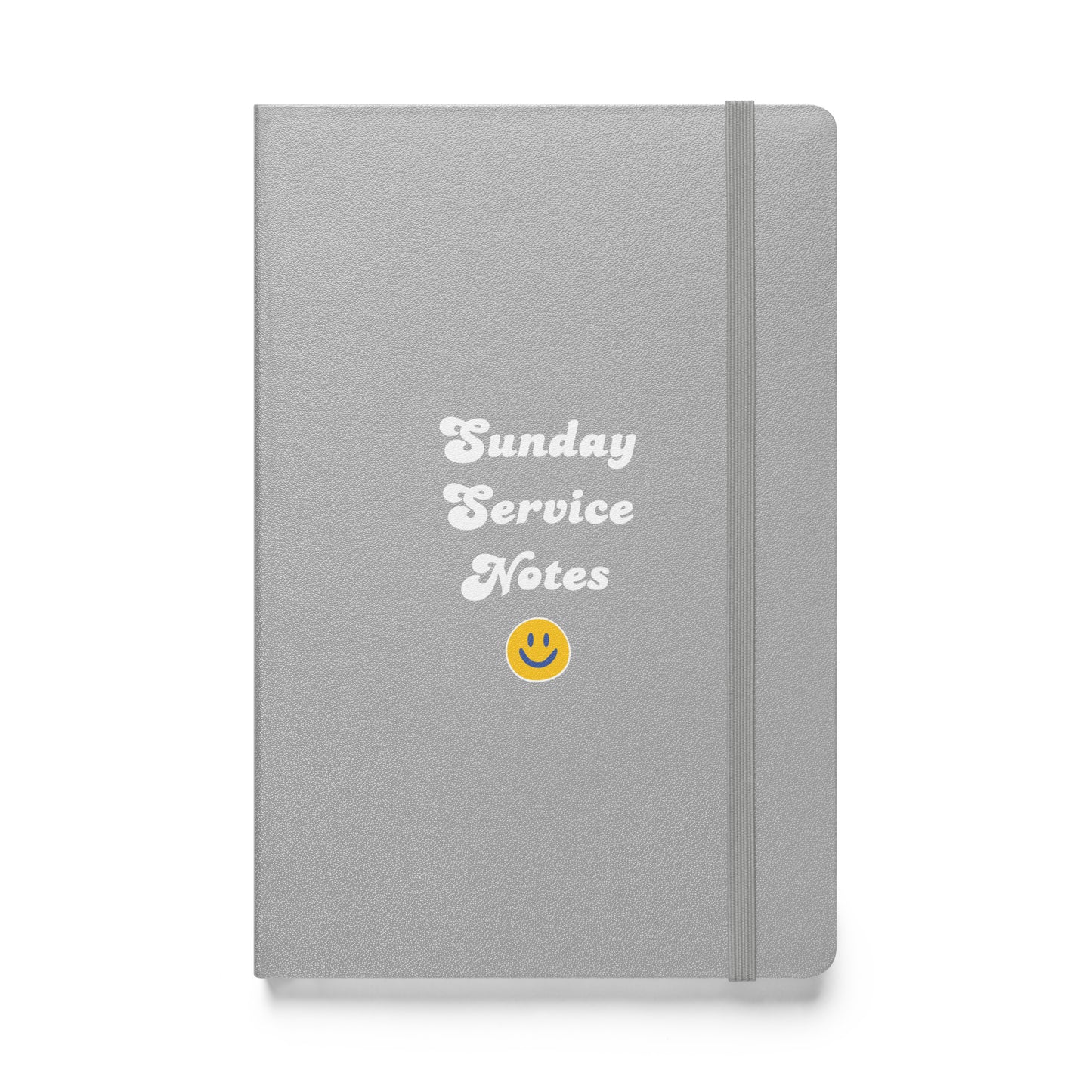 Smiley Sunday Service Notes - Hardcover bound notebook