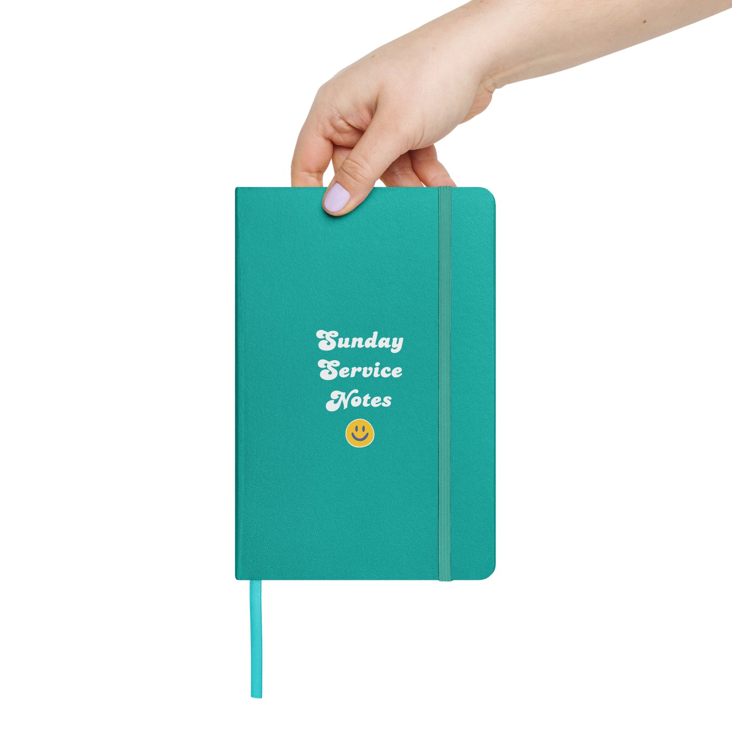 Smiley Sunday Service Notes - Hardcover bound notebook