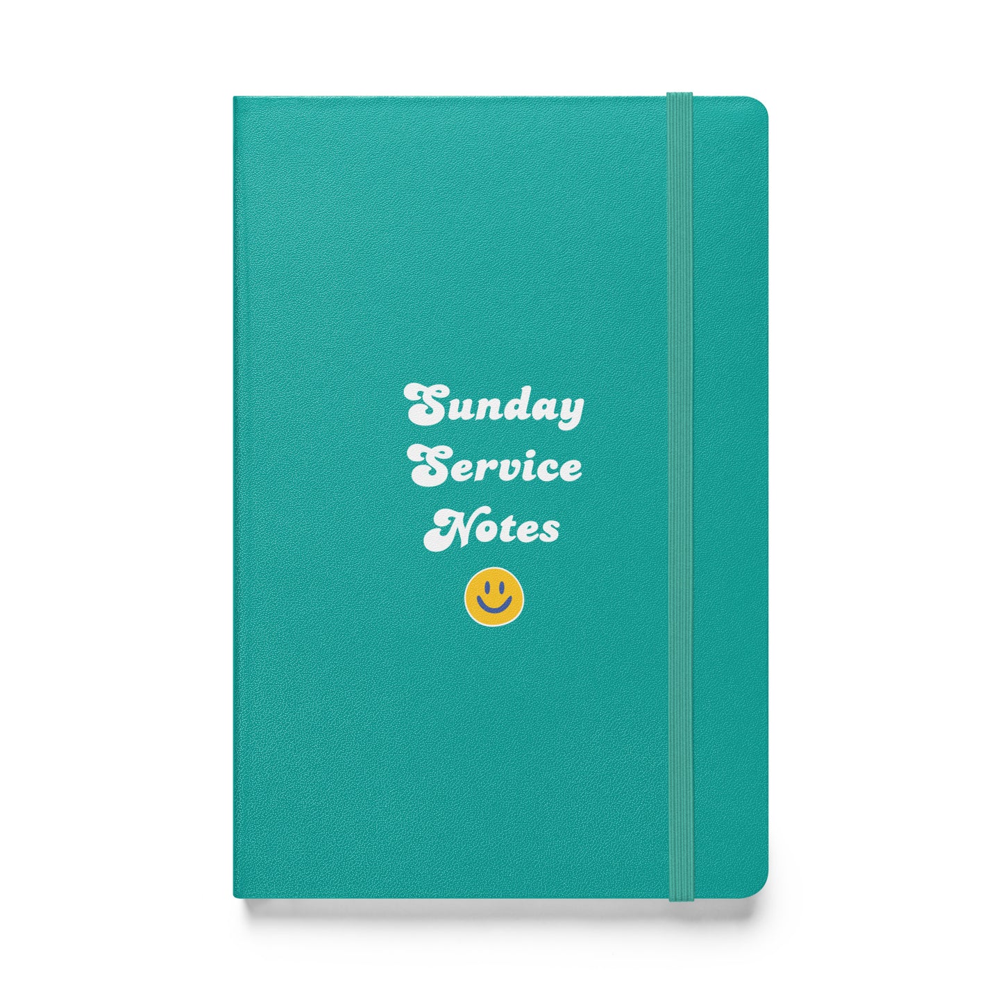 Smiley Sunday Service Notes - Hardcover bound notebook