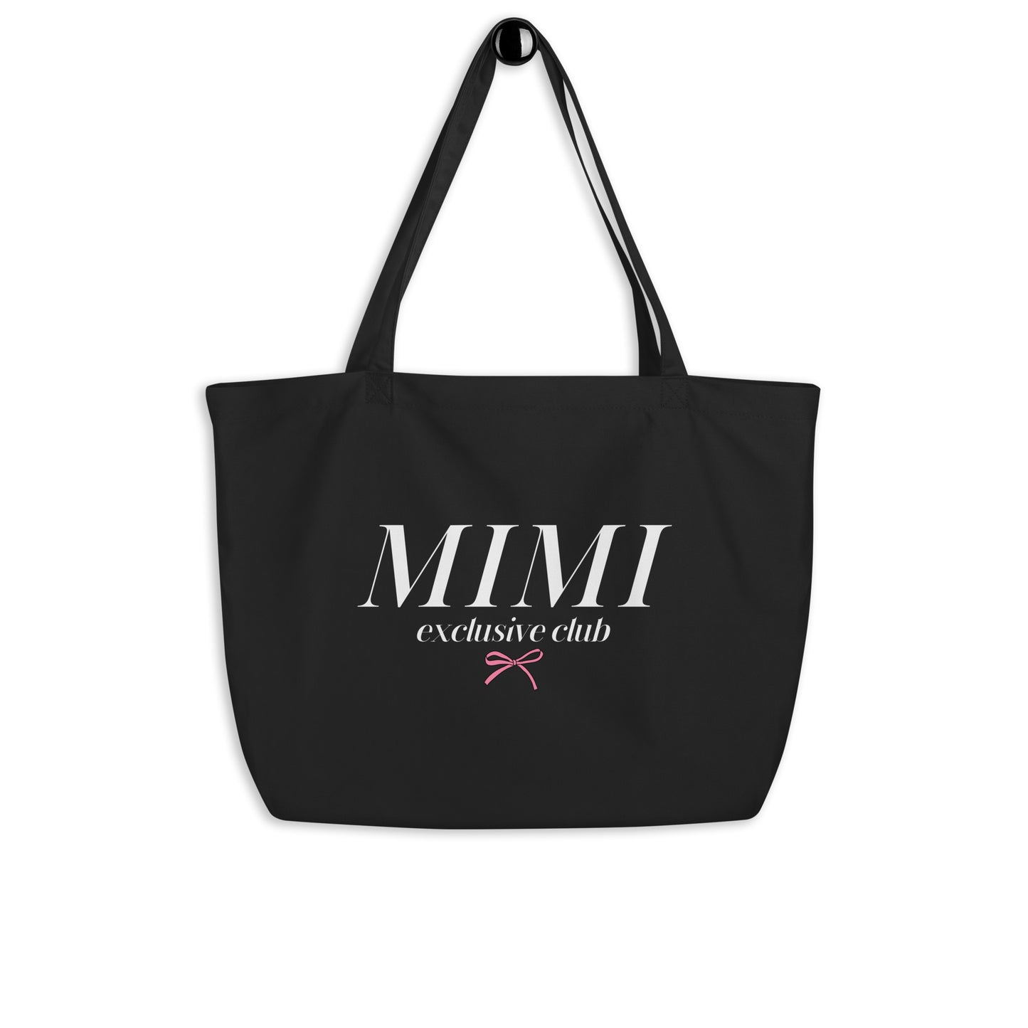 Mimi Club - Large Organic Tote Bag (Black)