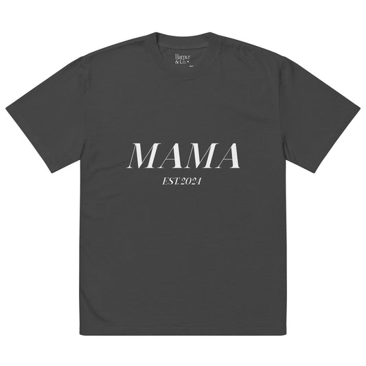 Oversized MAMA EST. 2024 T-shirt