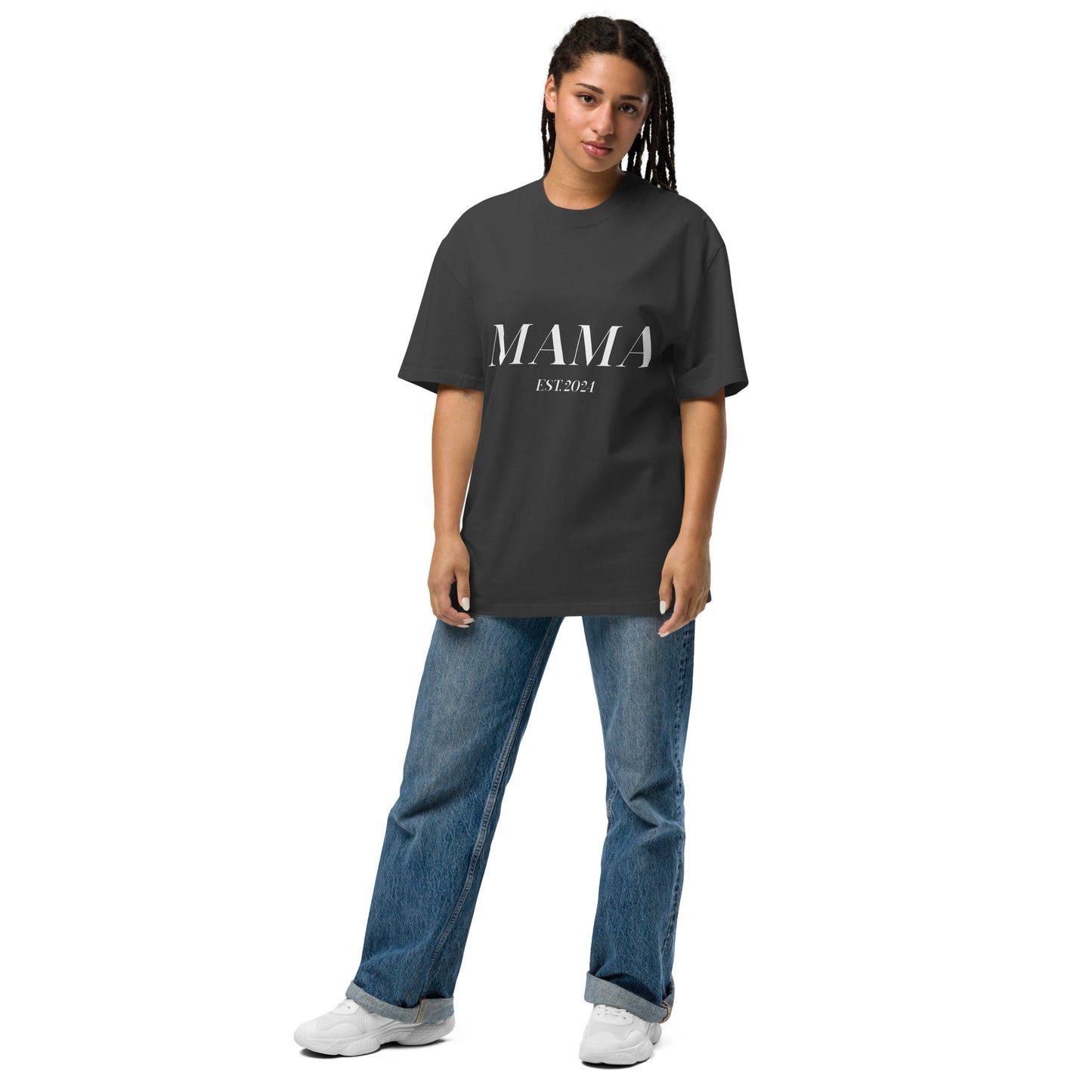 Oversized MAMA EST. 2024 T-shirt