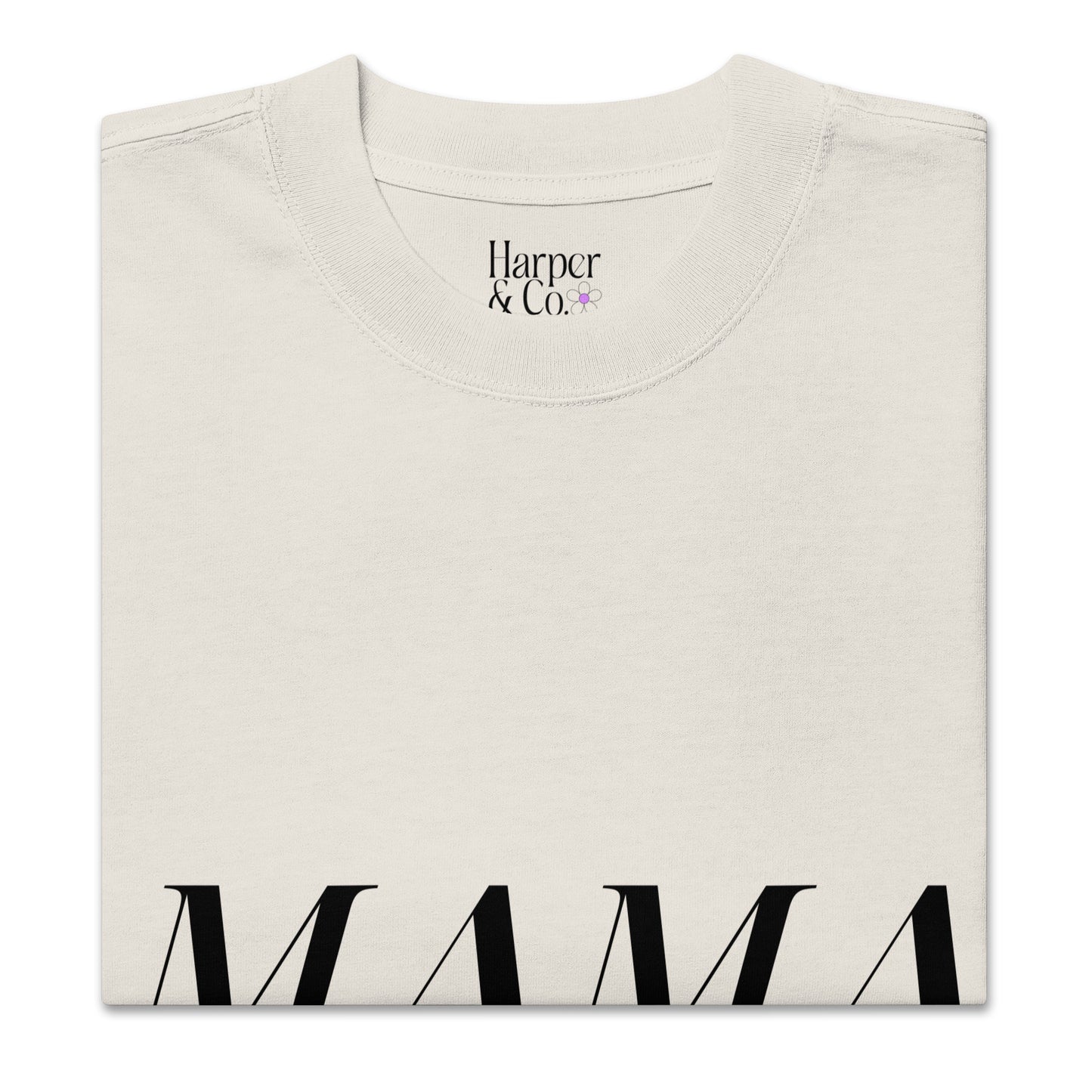 Oversized MAMA EST. 2024 T-shirt