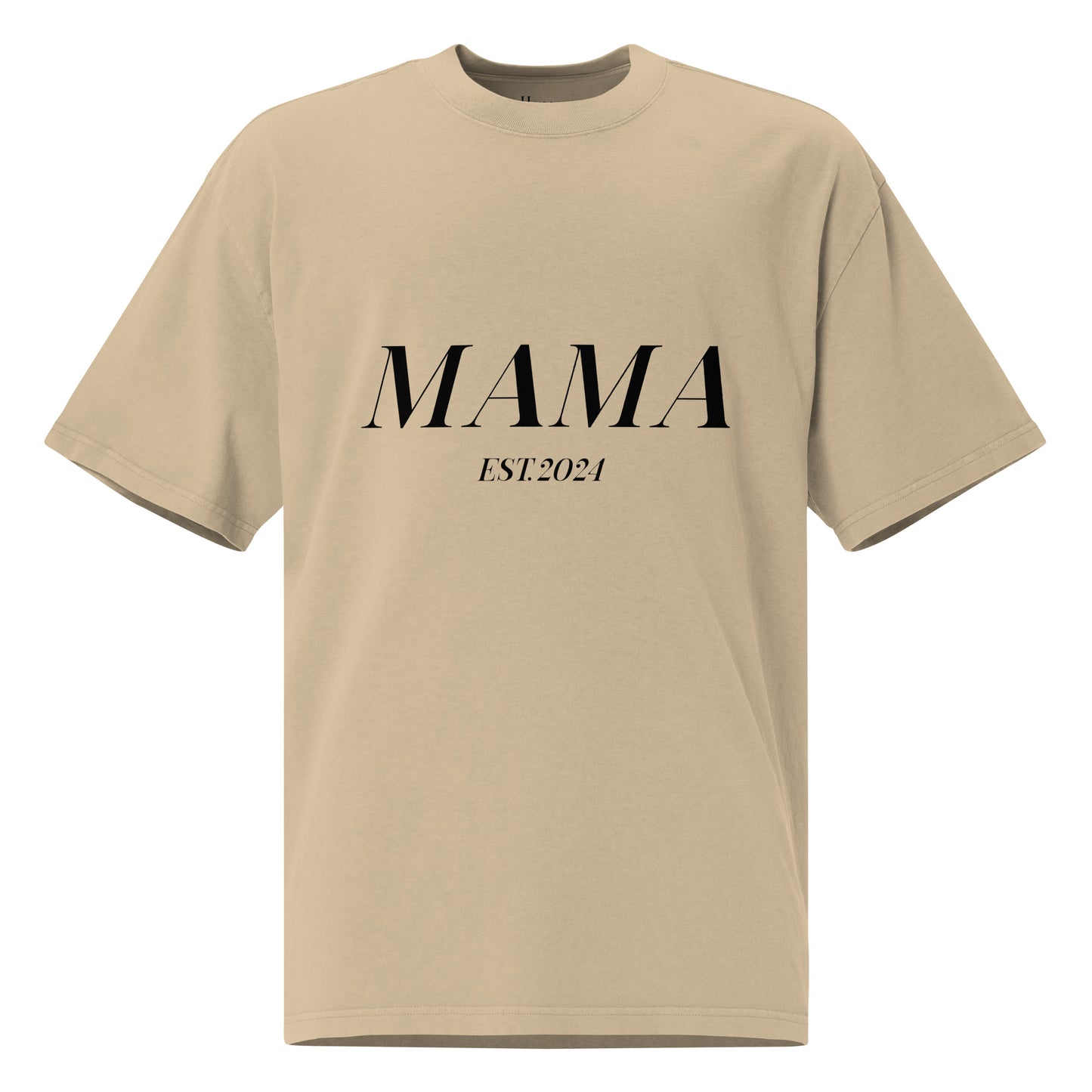 Oversized MAMA EST. 2024 T-shirt