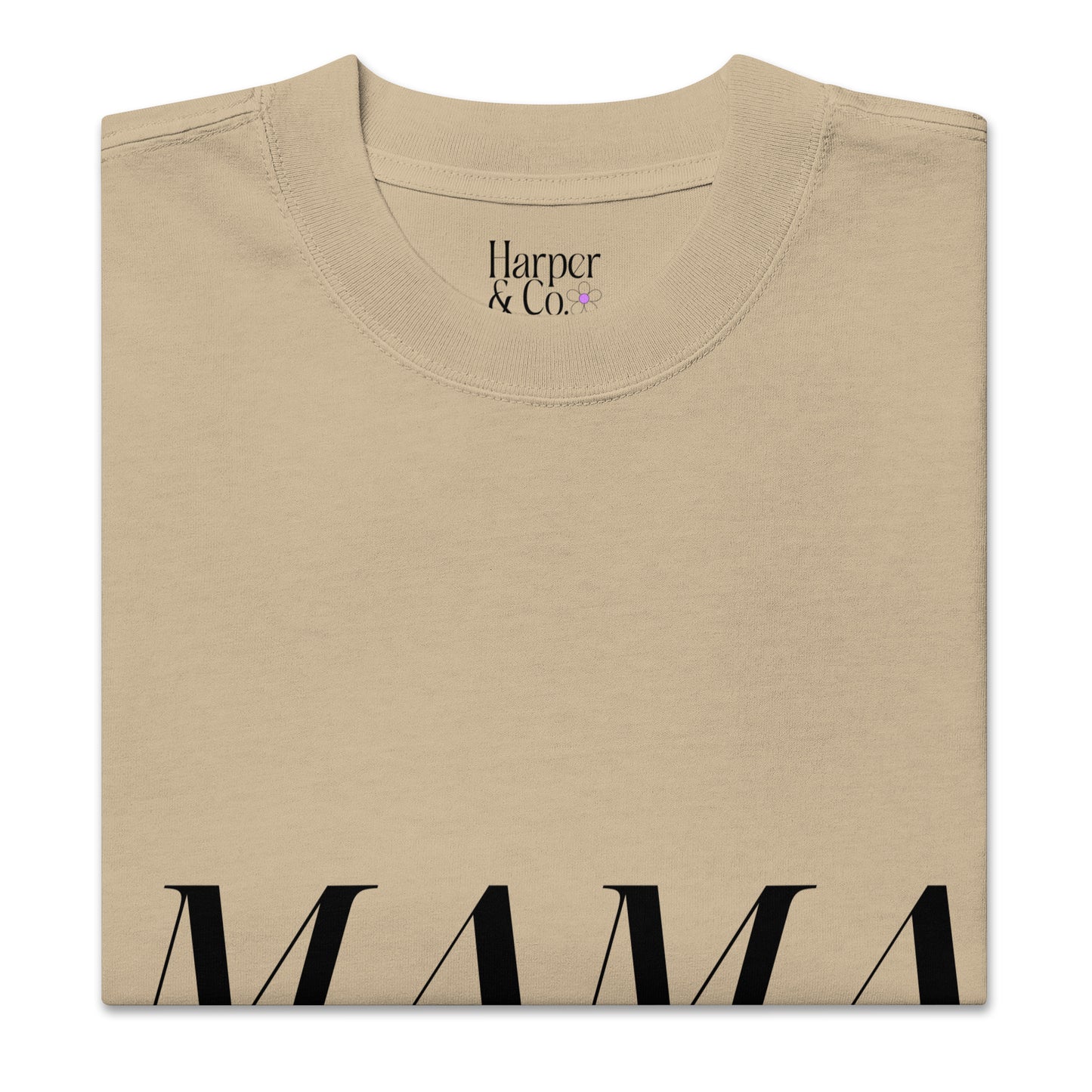 Oversized MAMA EST. 2024 T-shirt