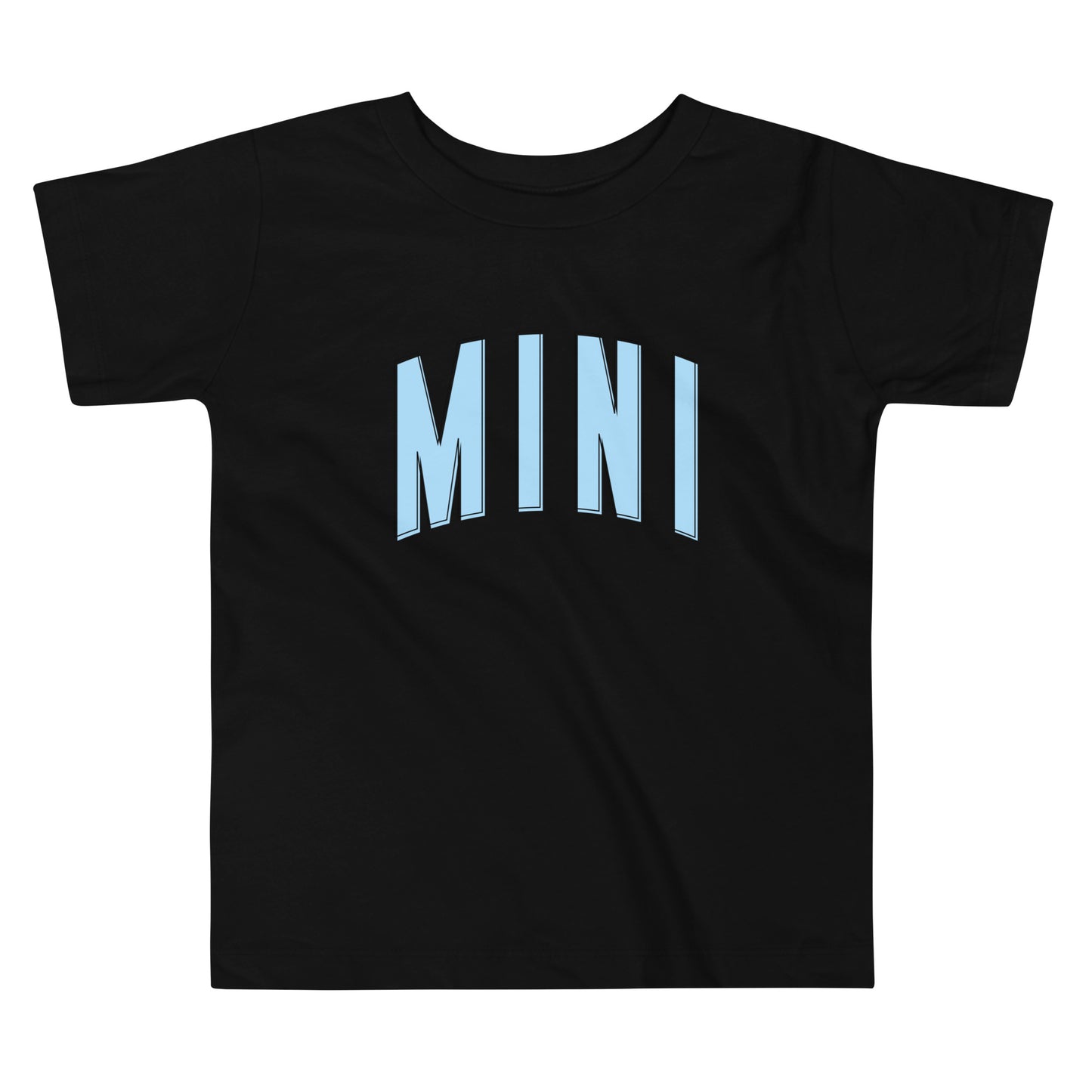 Mini Daisy - Toddler Short Sleeve Tee (Blue Letters)