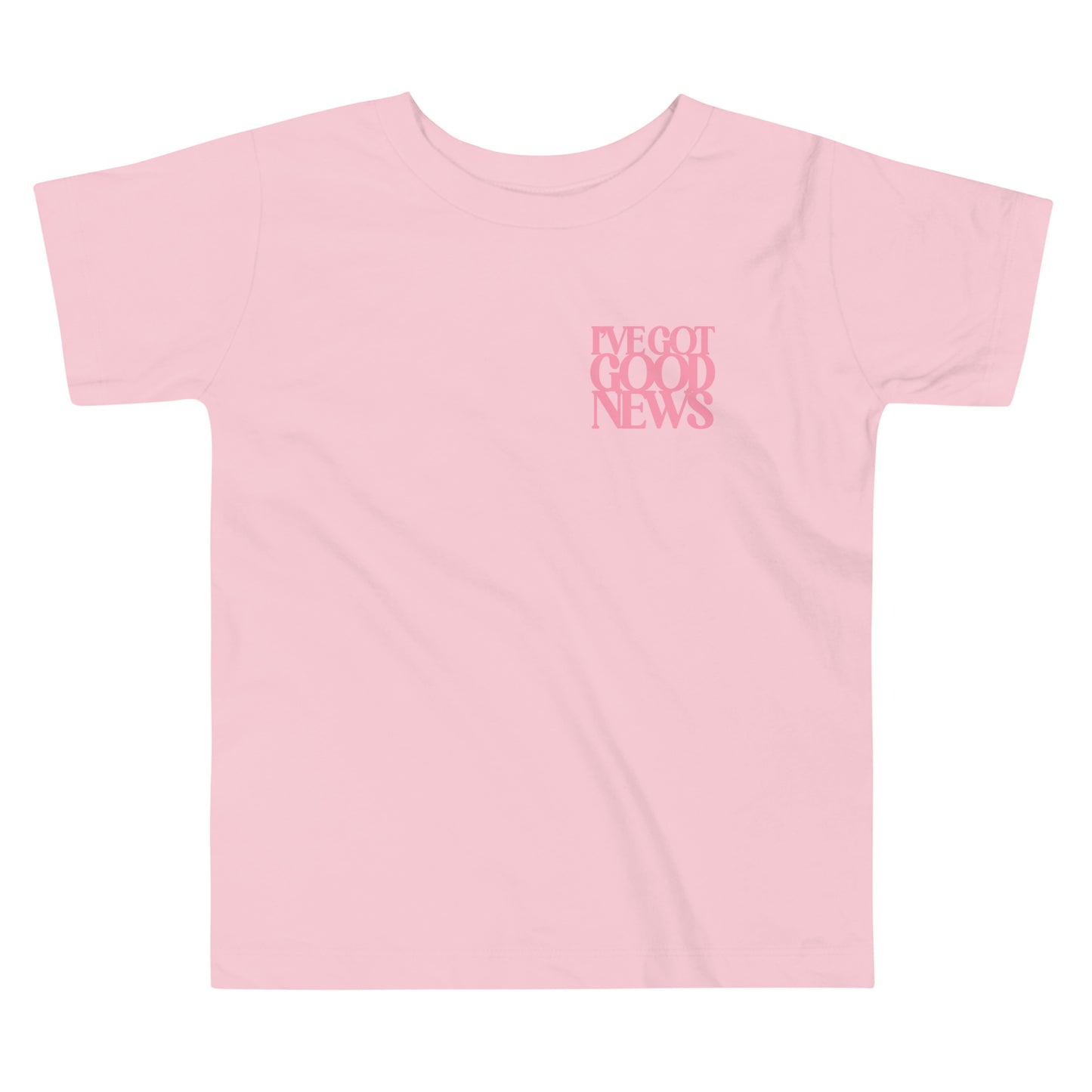 Good News JLY (Pink) - Toddler Short Sleeve Tee