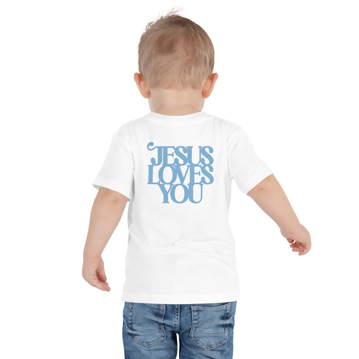 Good News JLY (Light Blue) - Toddler Short Sleeve Tee