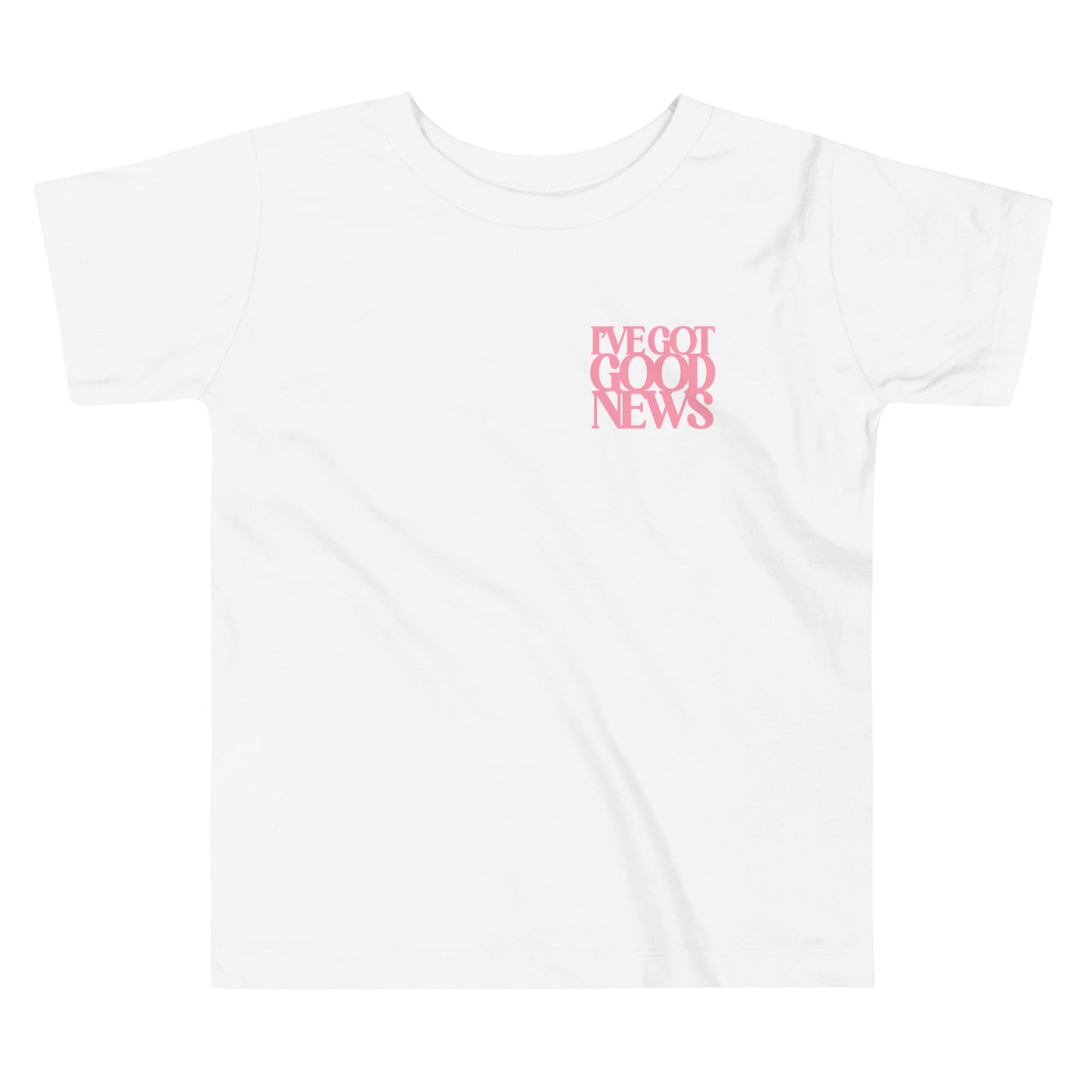 Good News JLY (Pink) - Toddler Short Sleeve Tee