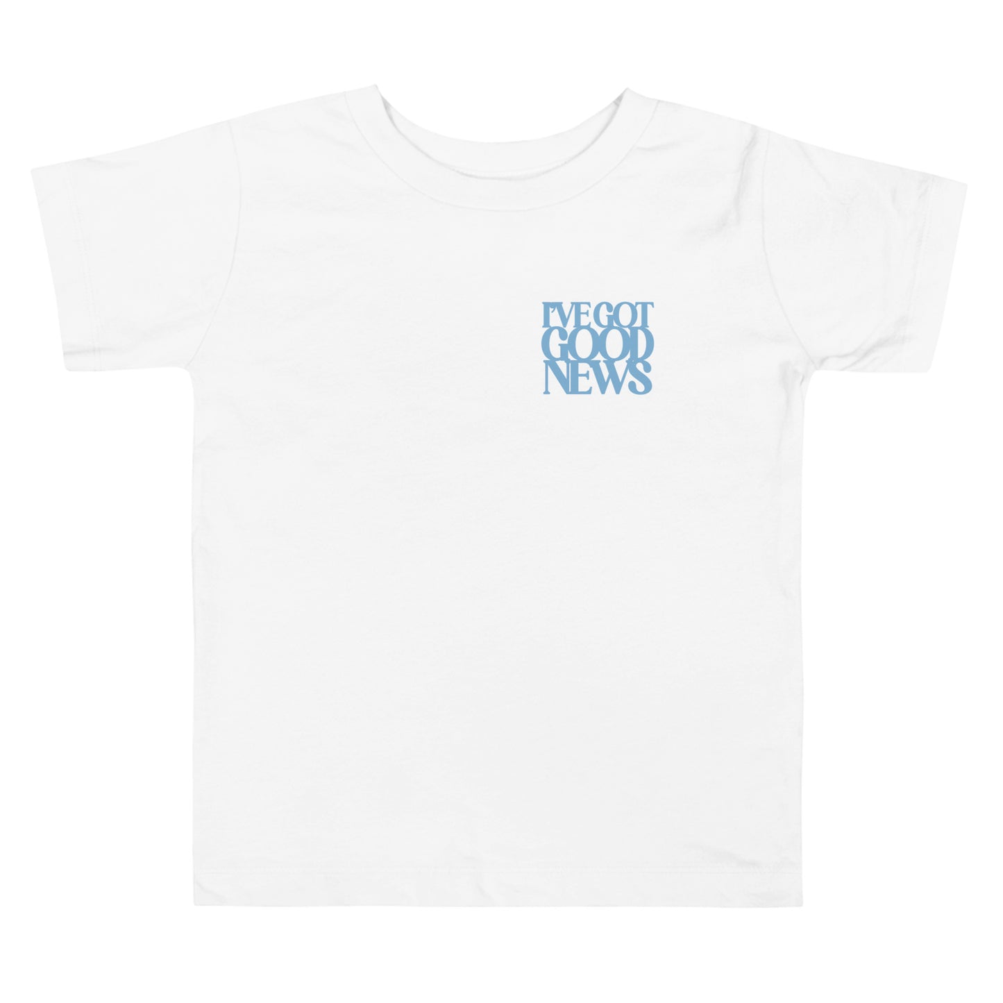 Good News JLY (Light Blue) - Toddler Short Sleeve Tee