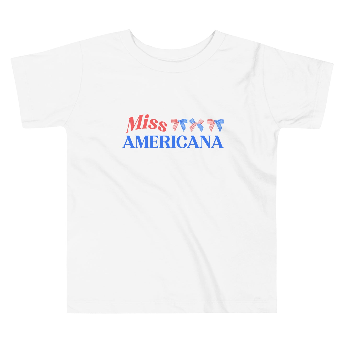 Ms. Americana - Toddler Short Sleeve Tee