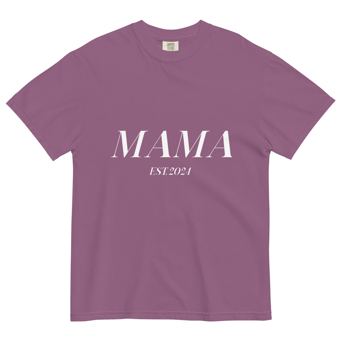 MAMA EST. 2024 Heavyweight T-shirt