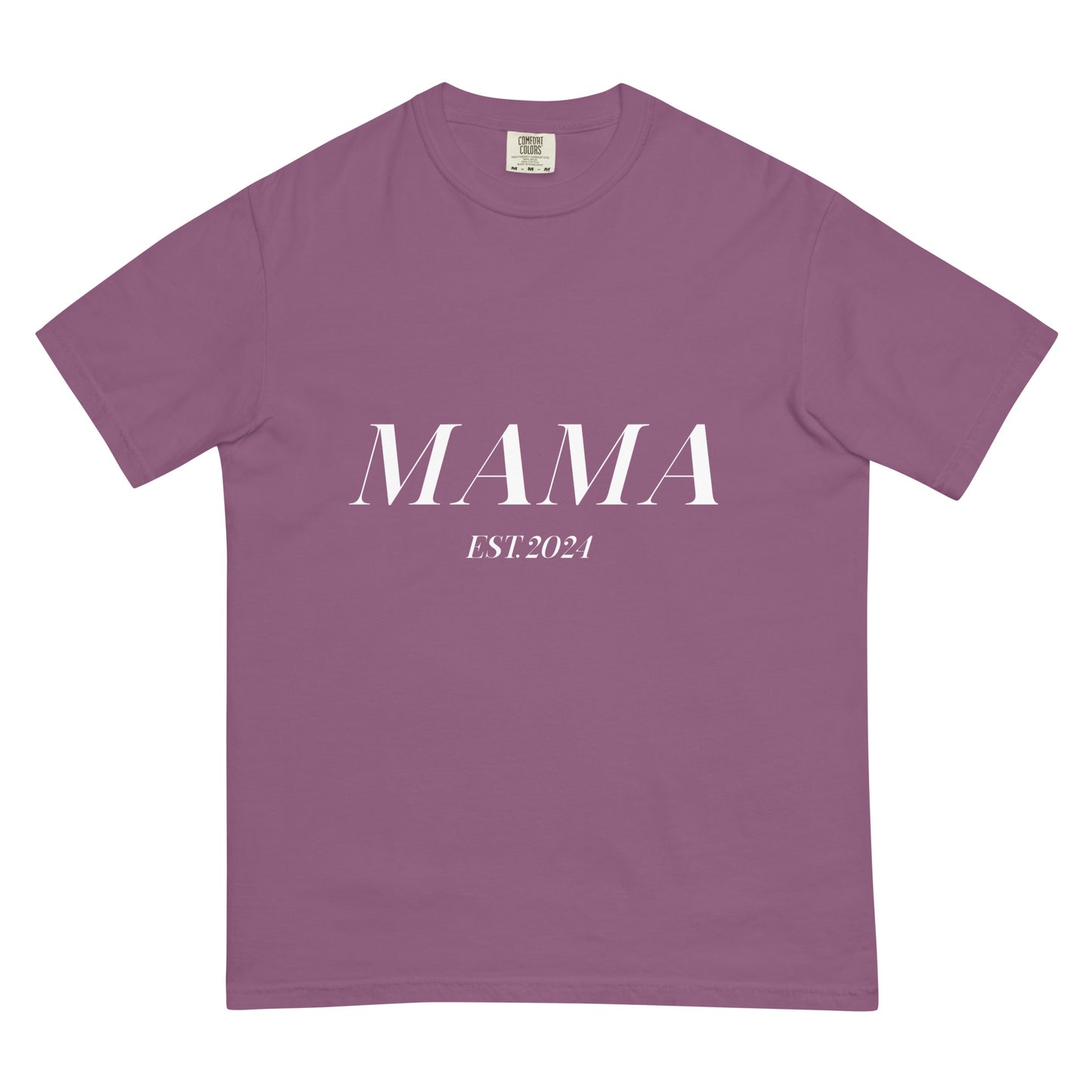 MAMA EST. 2024 Heavyweight T-shirt