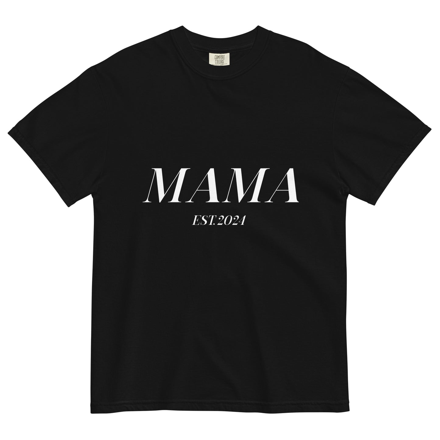 MAMA EST. 2024 Heavyweight T-shirt