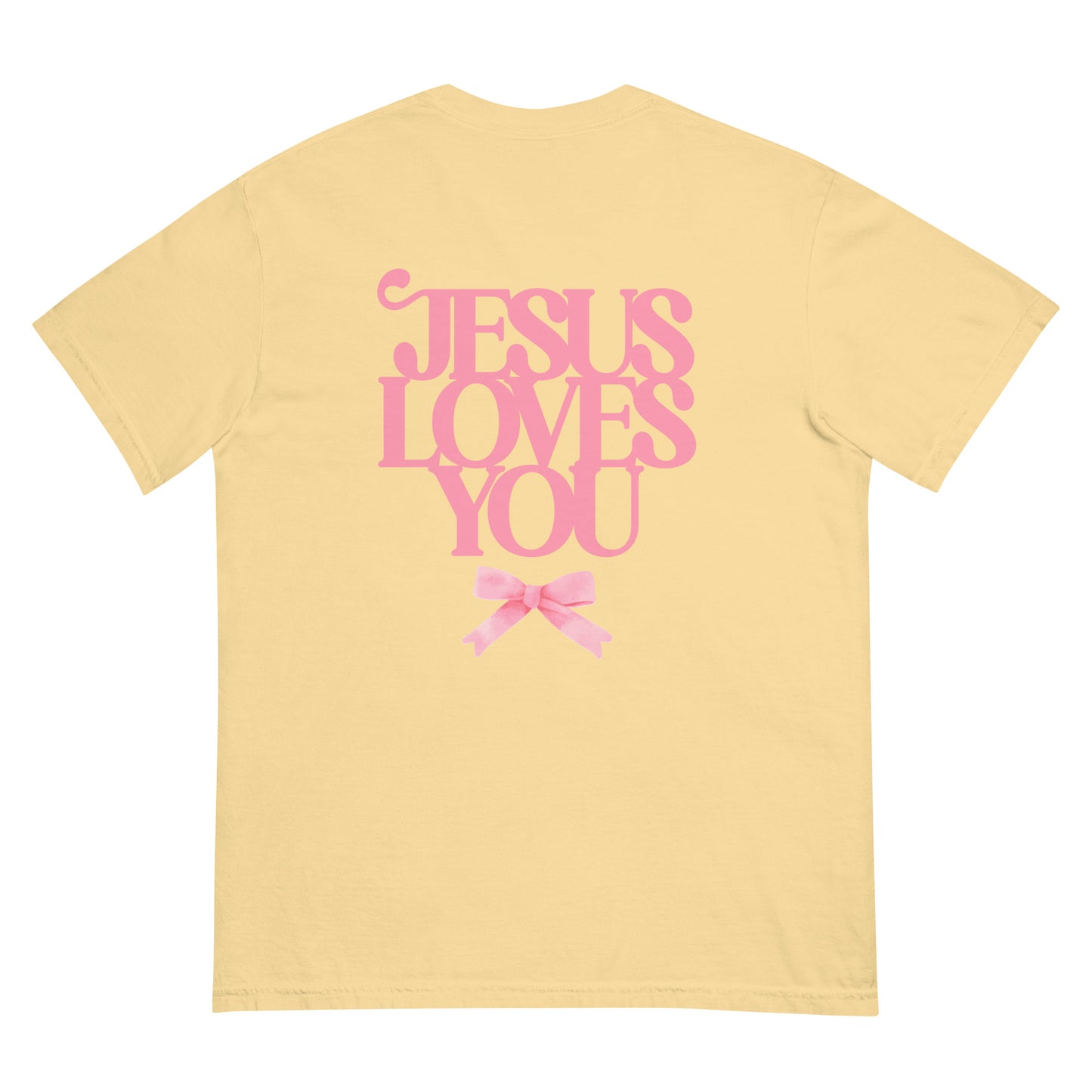 Good News JLY (Pink Letters) - Adult Heavyweight T-shirt