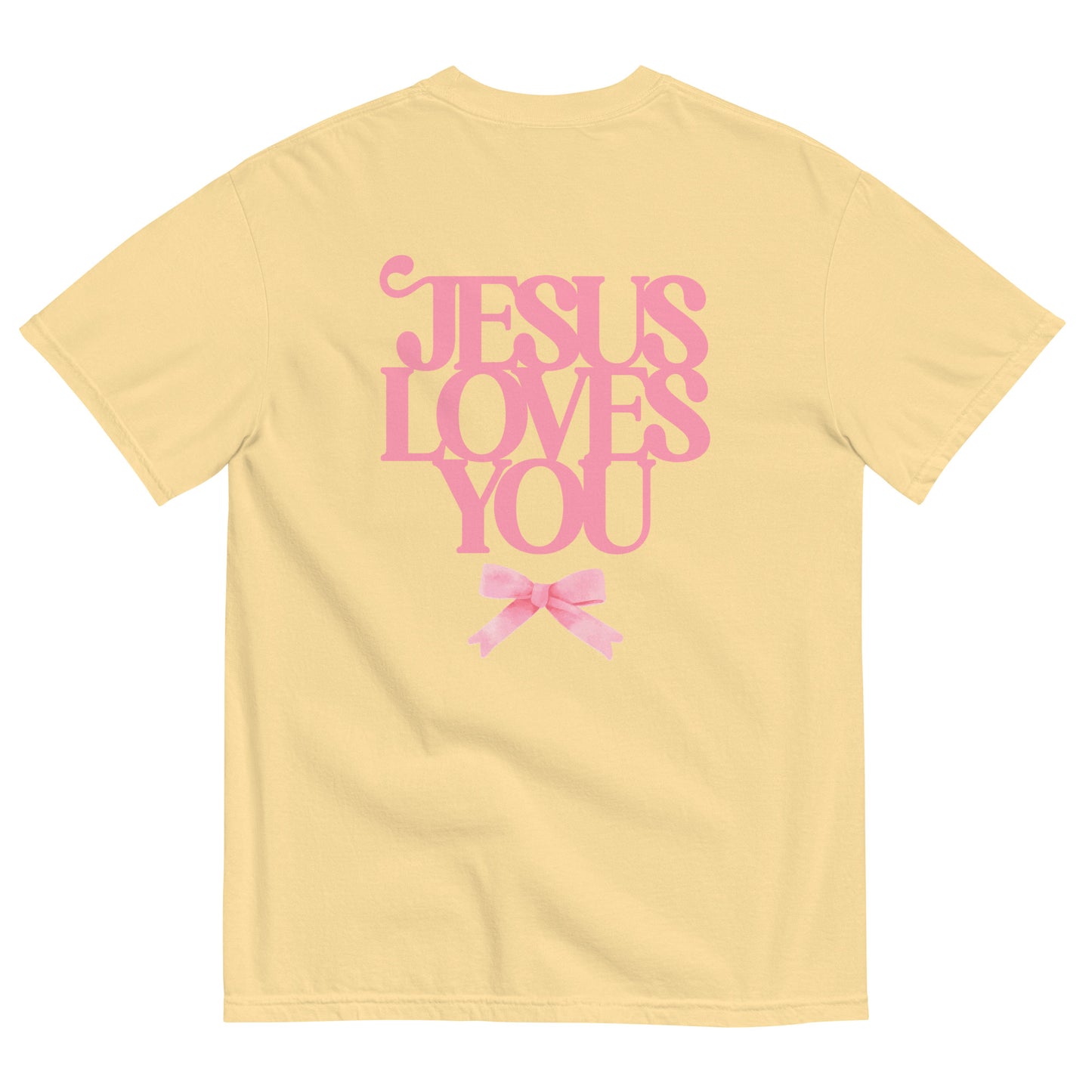 Good News JLY (Pink Letters) - Adult Heavyweight T-shirt