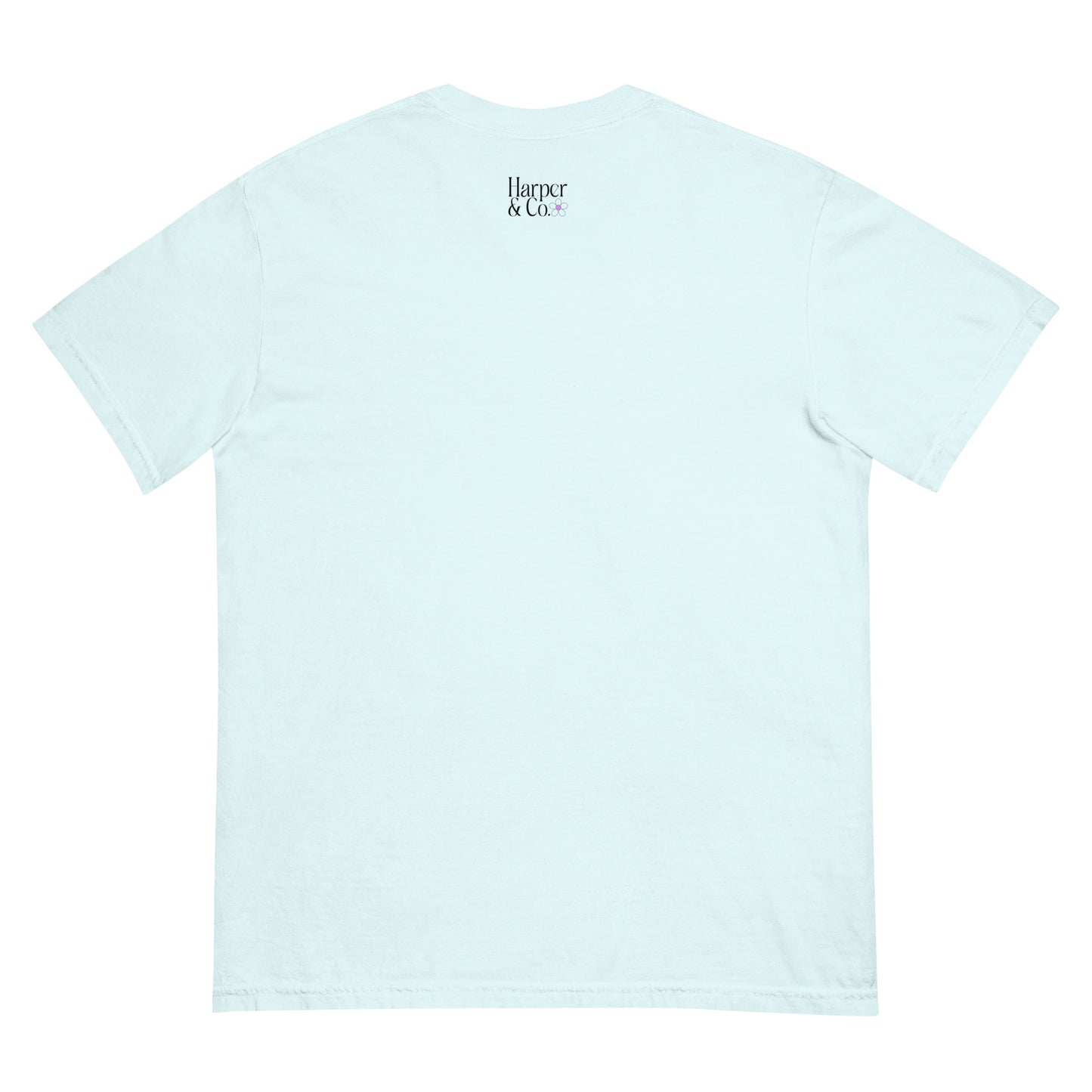 Mama Purple Checkered Heavyweight T-shirt