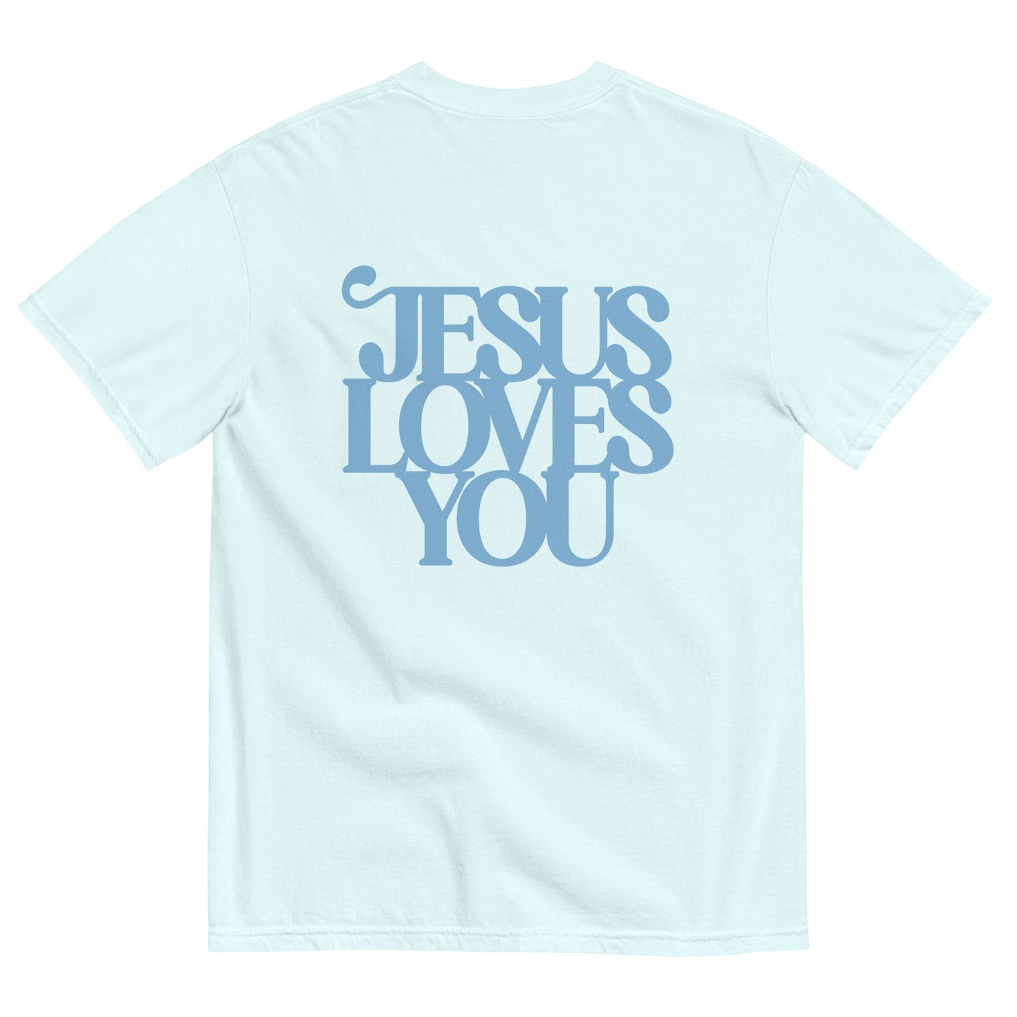 Good News JLY (Blue Letters) - Adult Heavyweight T-shirt