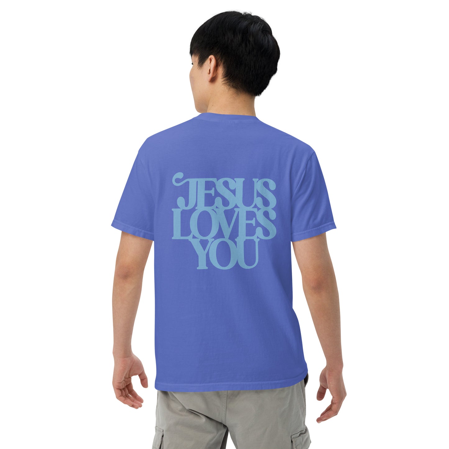 Good News JLY (Blue Letters) - Adult Heavyweight T-shirt
