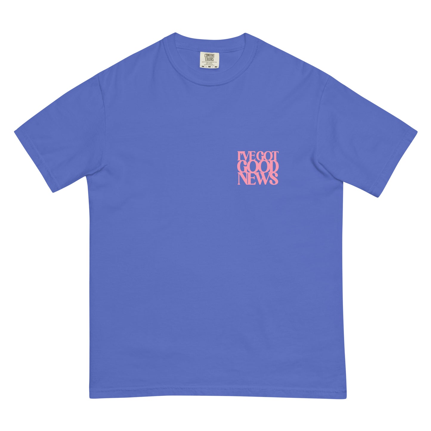 Good News JLY (Pink Letters) - Adult Heavyweight T-shirt