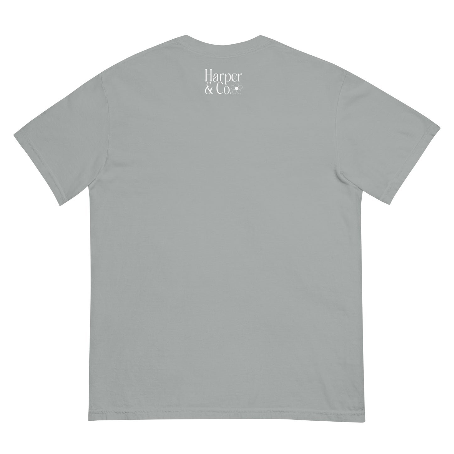 Mama Daisy Heavyweight t-shirt - Pink Letters