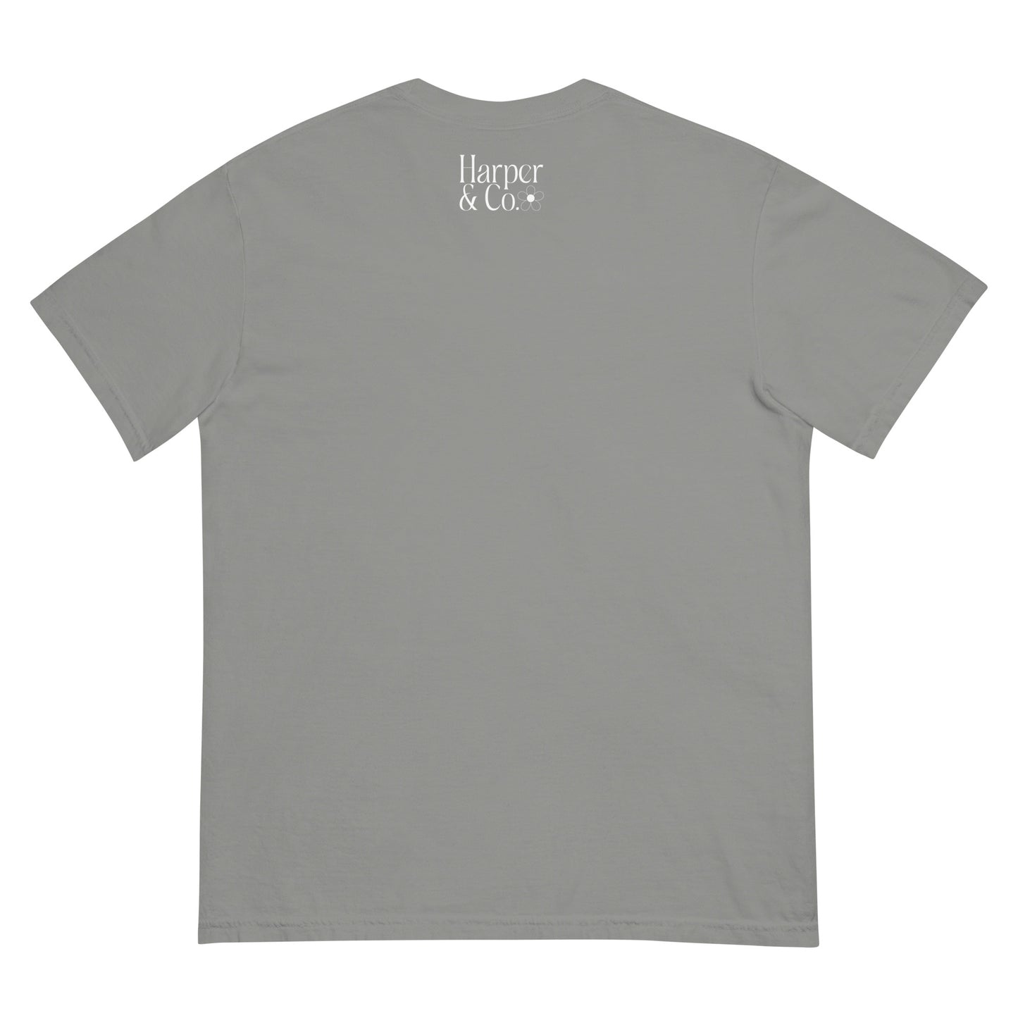 Mama Daisy Heavyweight t-shirt - Pink Letters