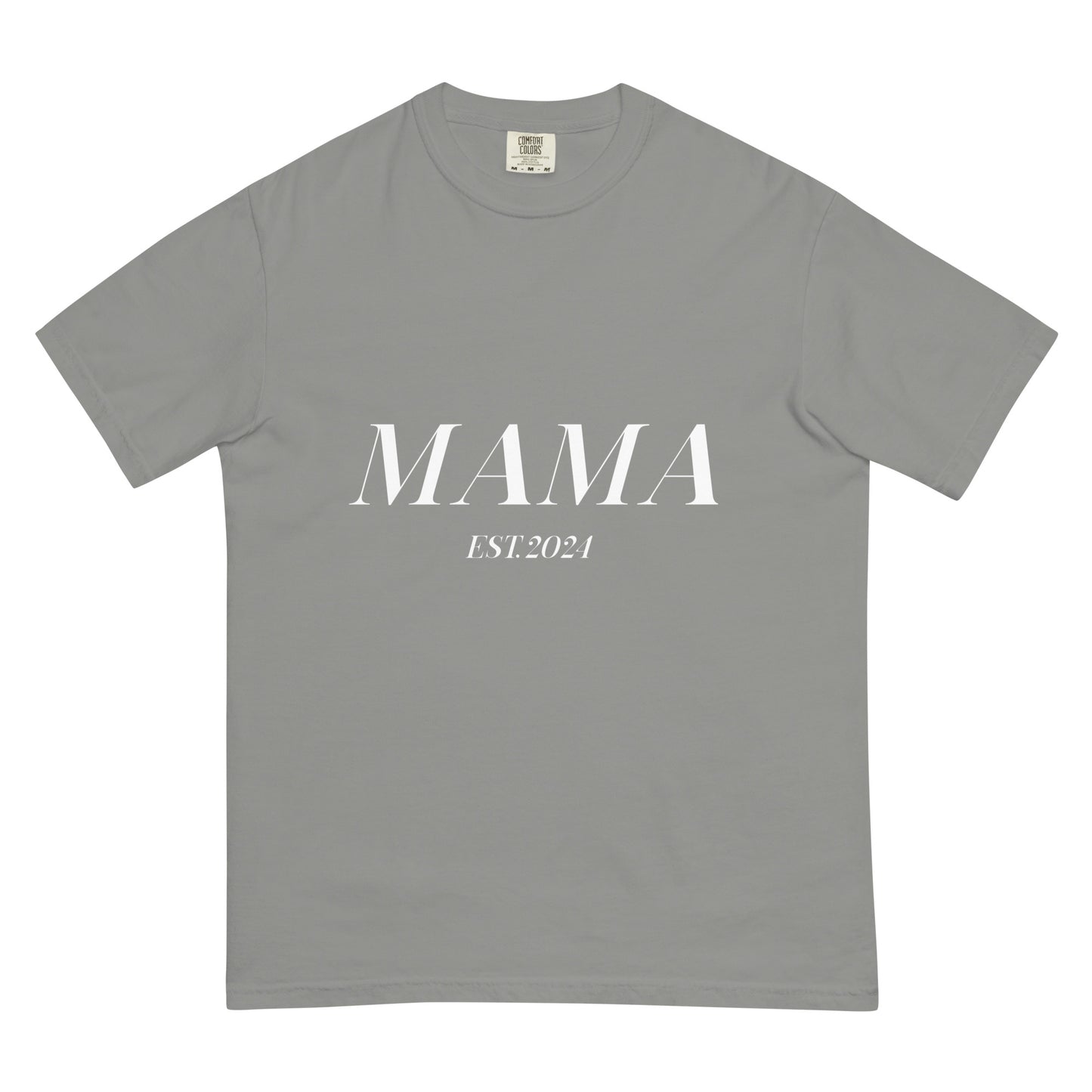 MAMA EST. 2024 Heavyweight T-shirt
