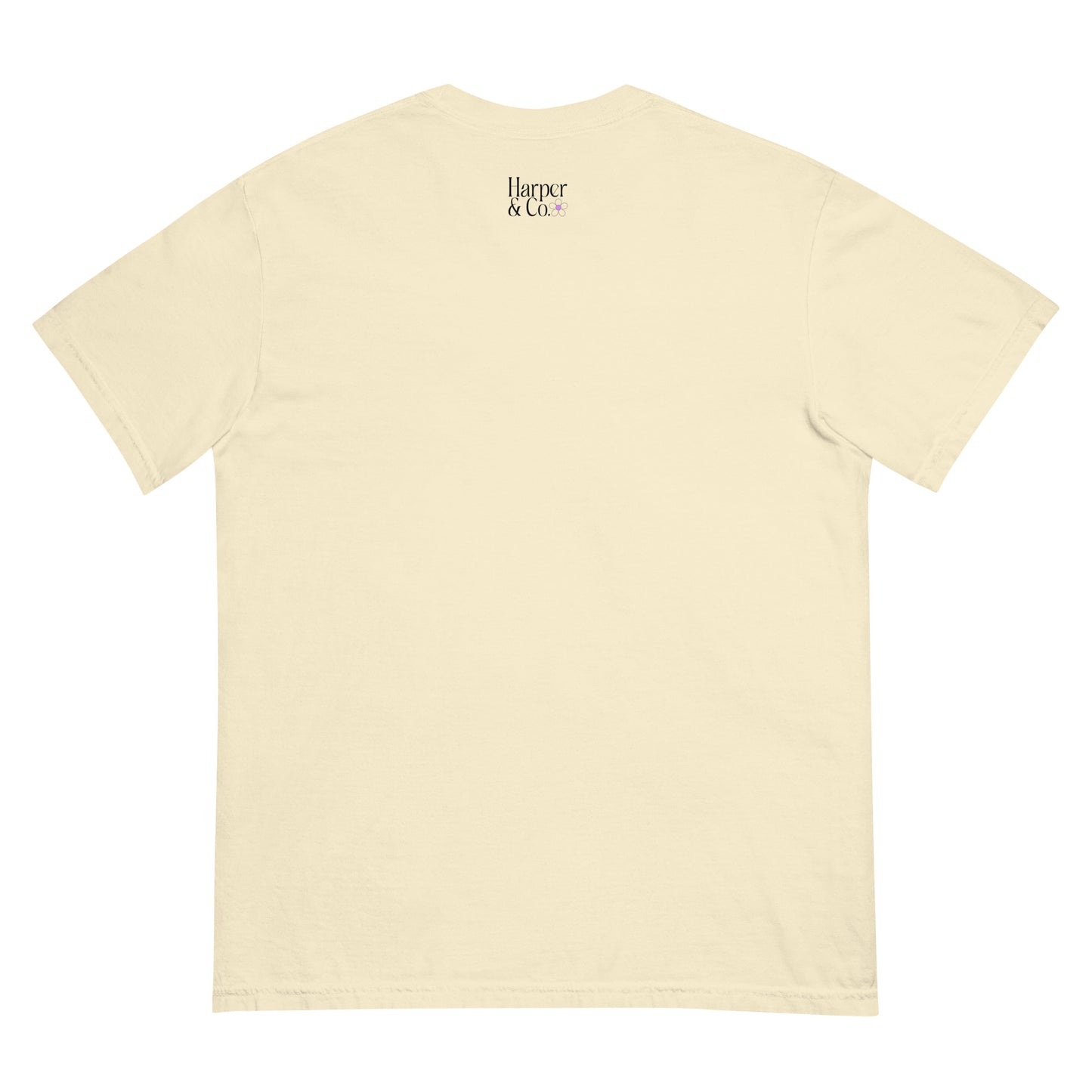 Mama Purple Checkered Heavyweight T-shirt