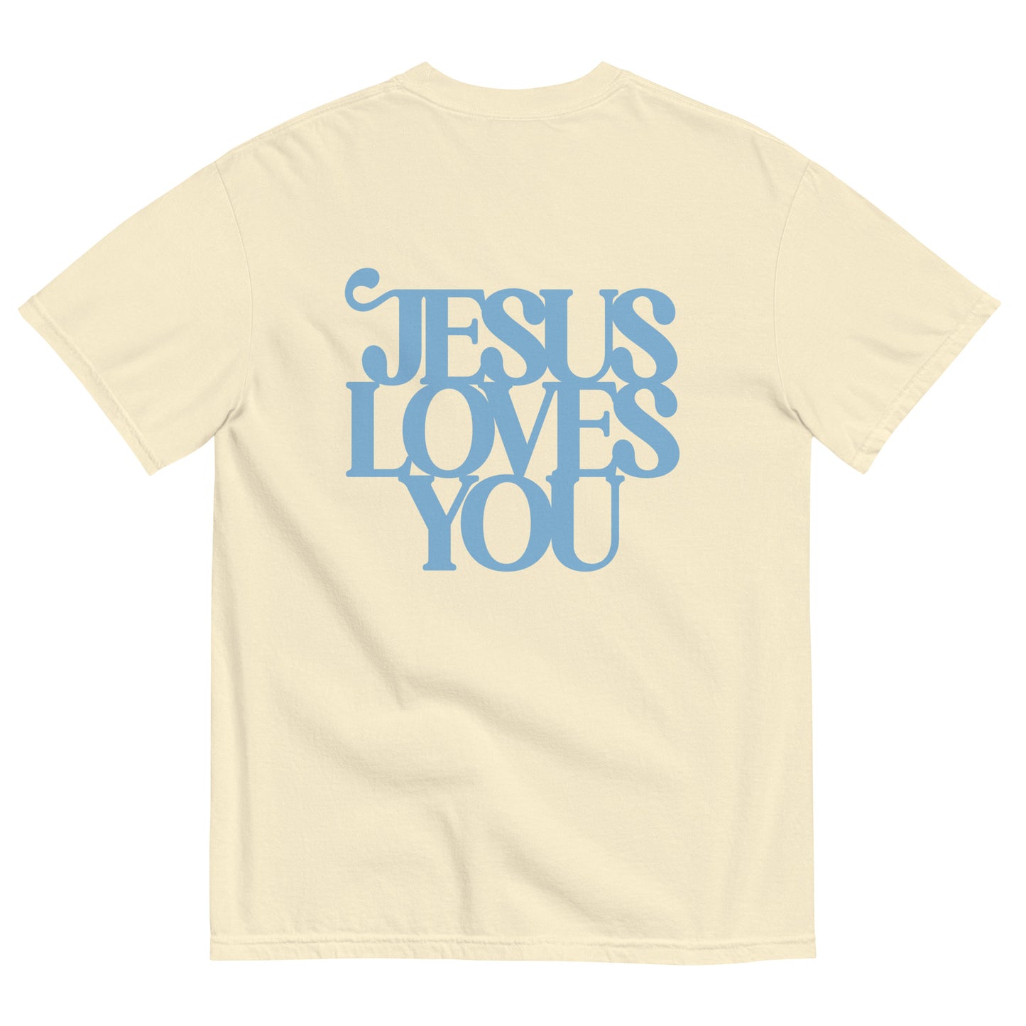Good News JLY (Blue Letters) - Adult Heavyweight T-shirt