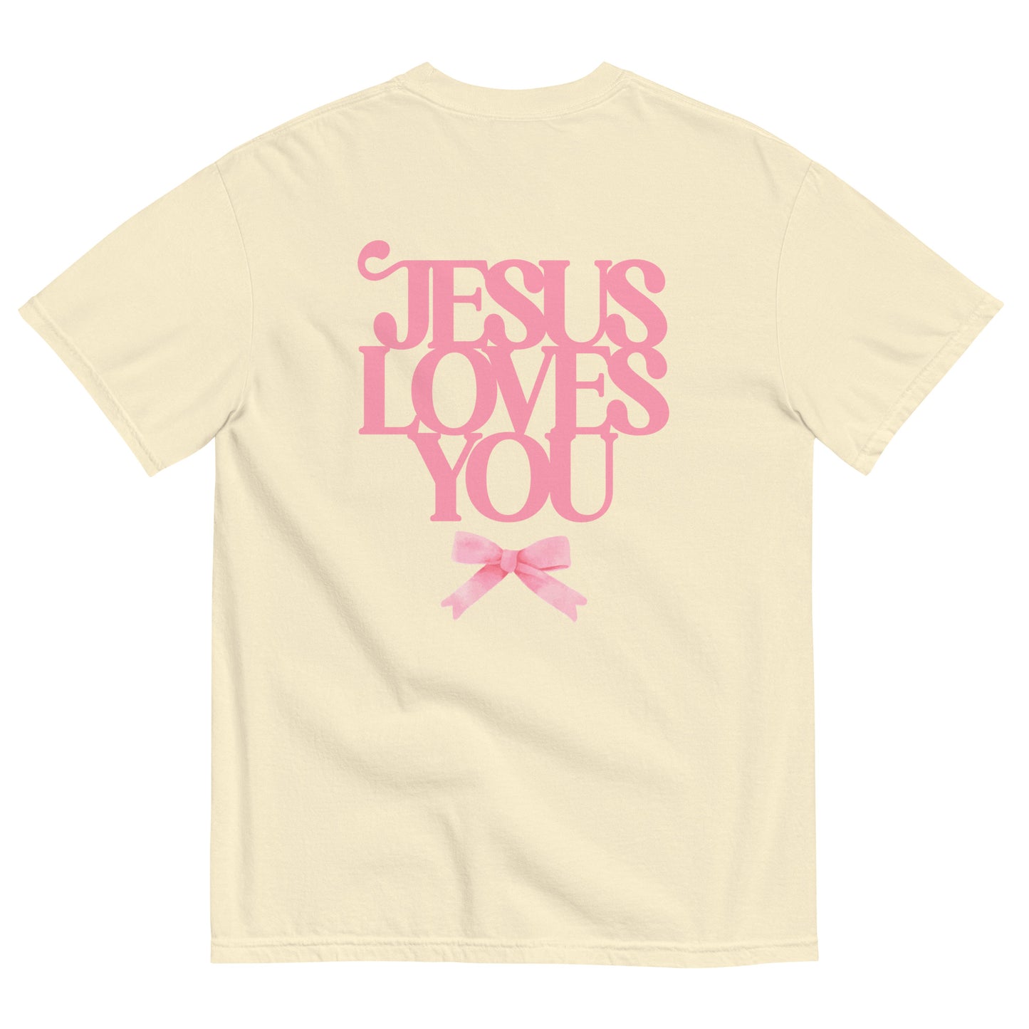 Good News JLY (Pink Letters) - Adult Heavyweight T-shirt