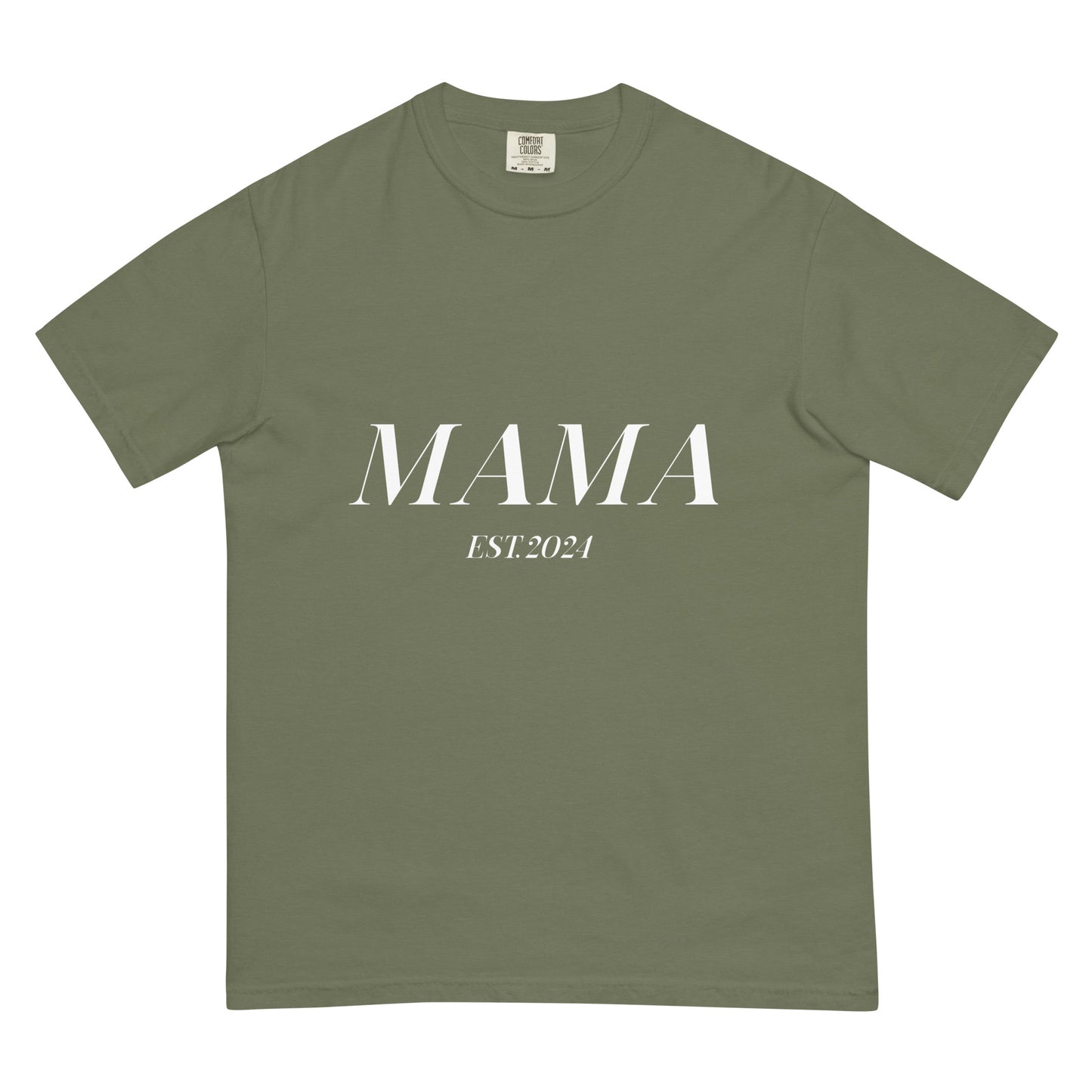 MAMA EST. 2024 Heavyweight T-shirt