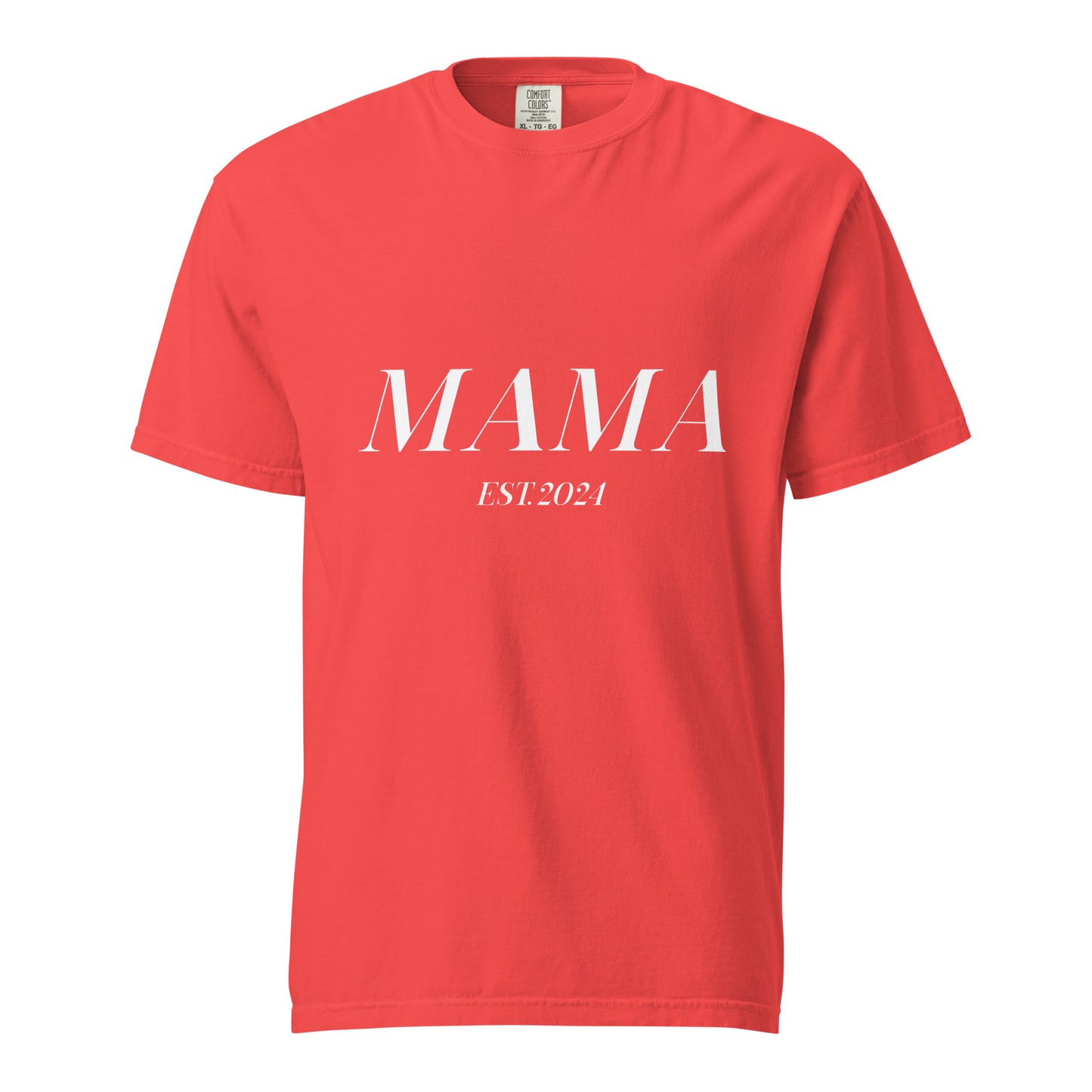 MAMA EST. 2024 Heavyweight T-shirt