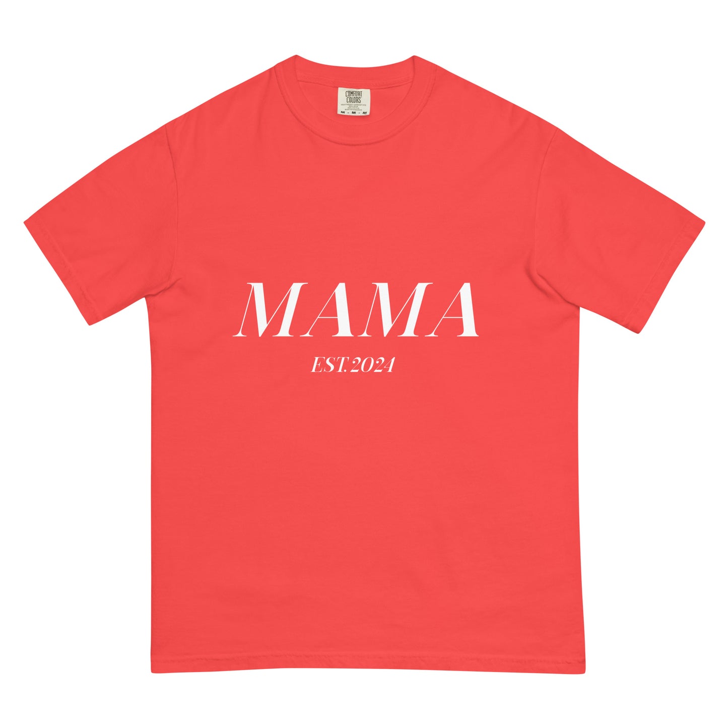 MAMA EST. 2024 Heavyweight T-shirt