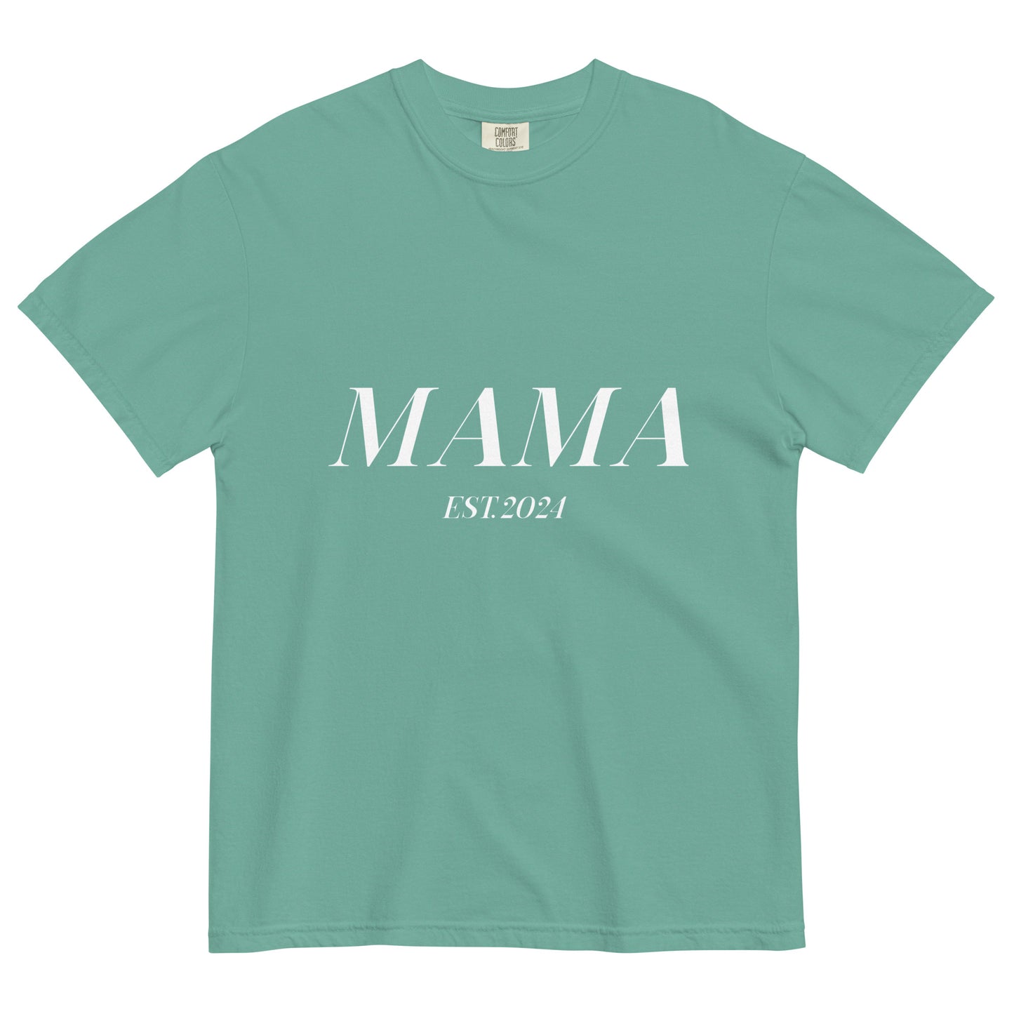MAMA EST. 2024 Heavyweight T-shirt