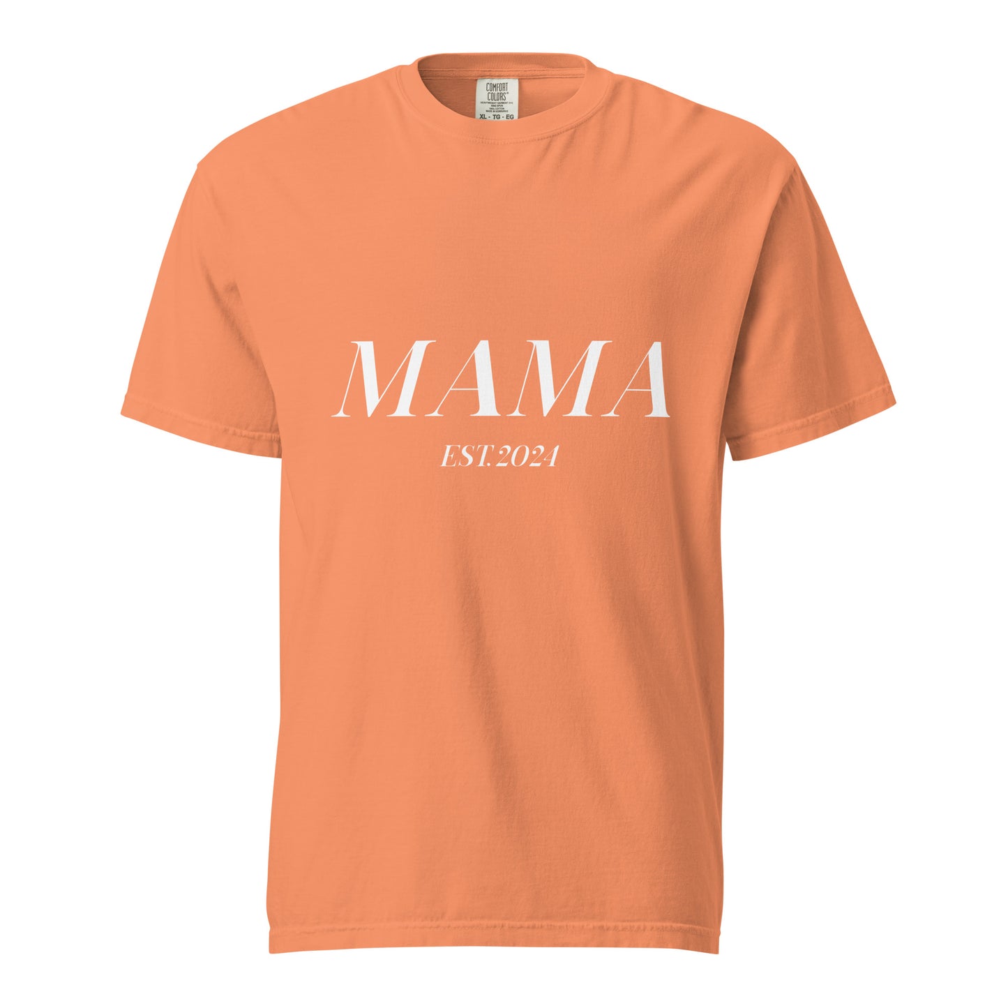 MAMA EST. 2024 Heavyweight T-shirt